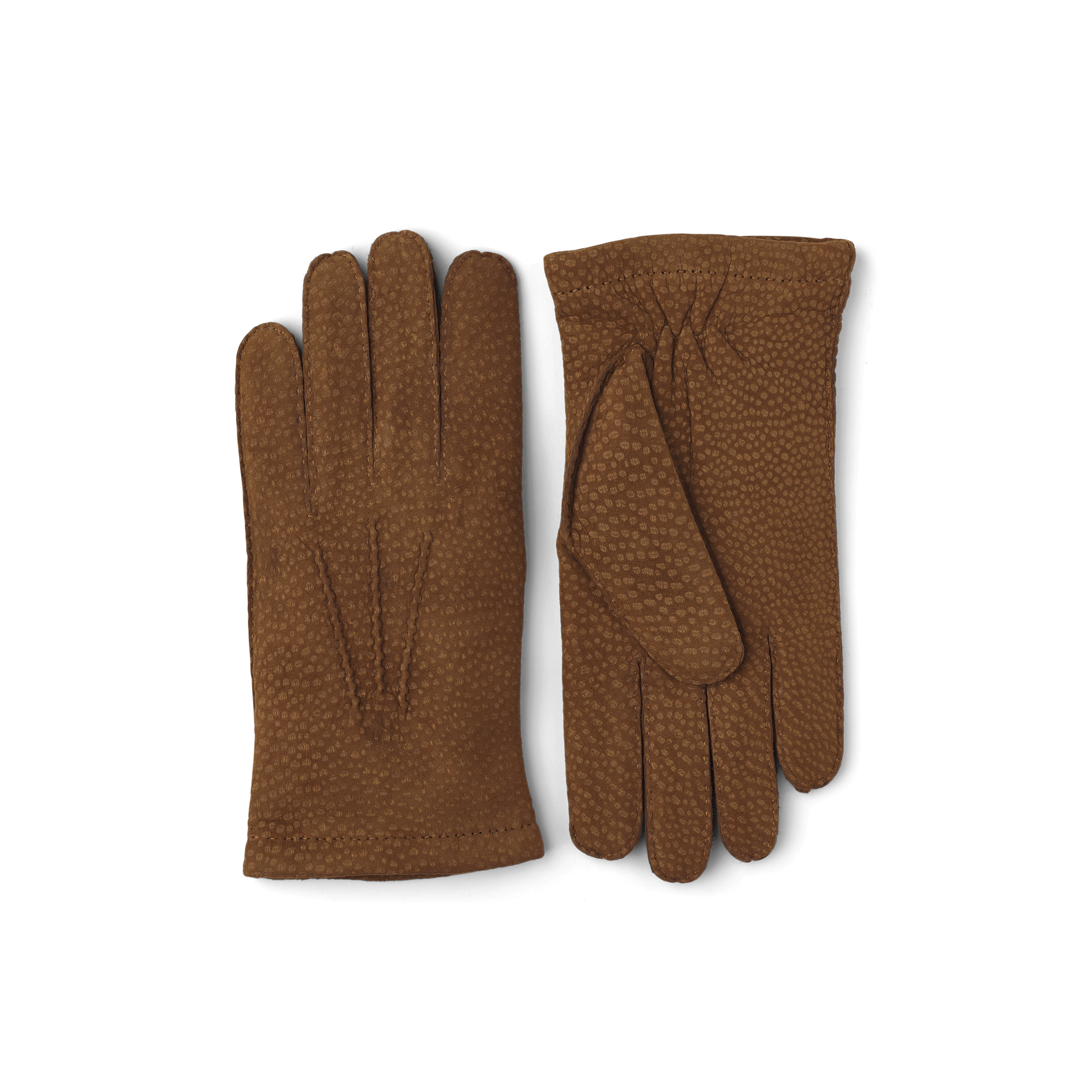 Brunröd handsydd handske i carpincho nubuck
(1 av 4)