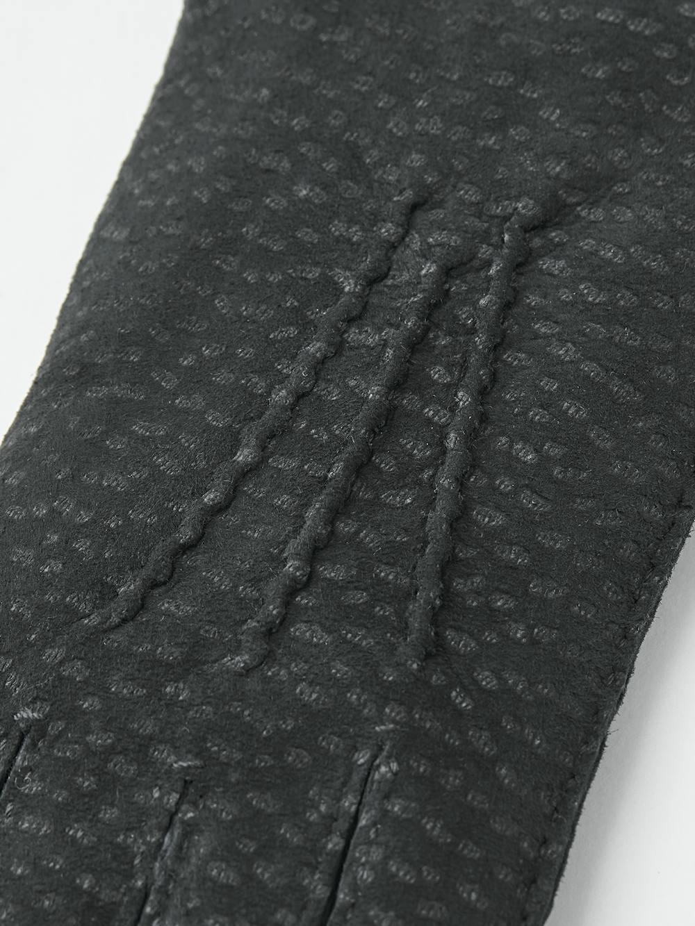 Grå handsydd handske i carpincho nubuck
 (4 av 4)