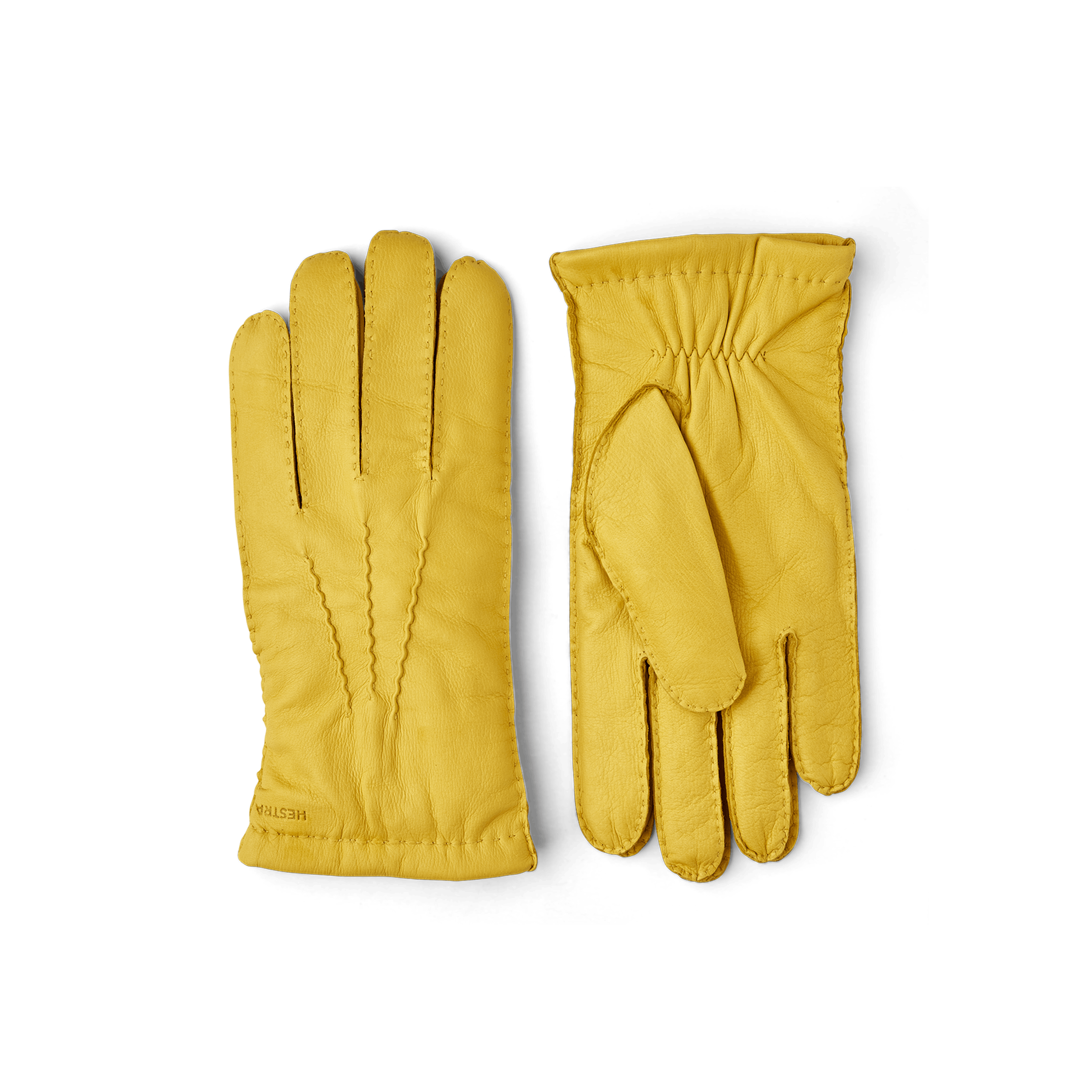 Yellow hand-sewn deerskin glove
(1 of 4)