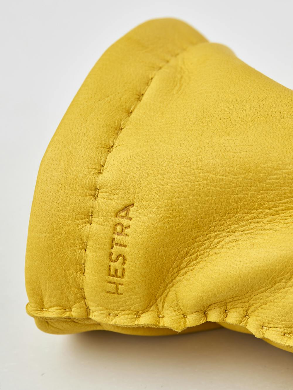 Yellow hand-sewn deerskin glove
(3 of 4)