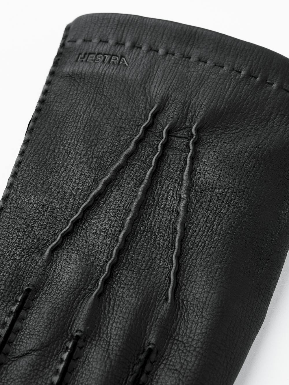 Black hand-sewn deerskin glove
 (4 of 5)