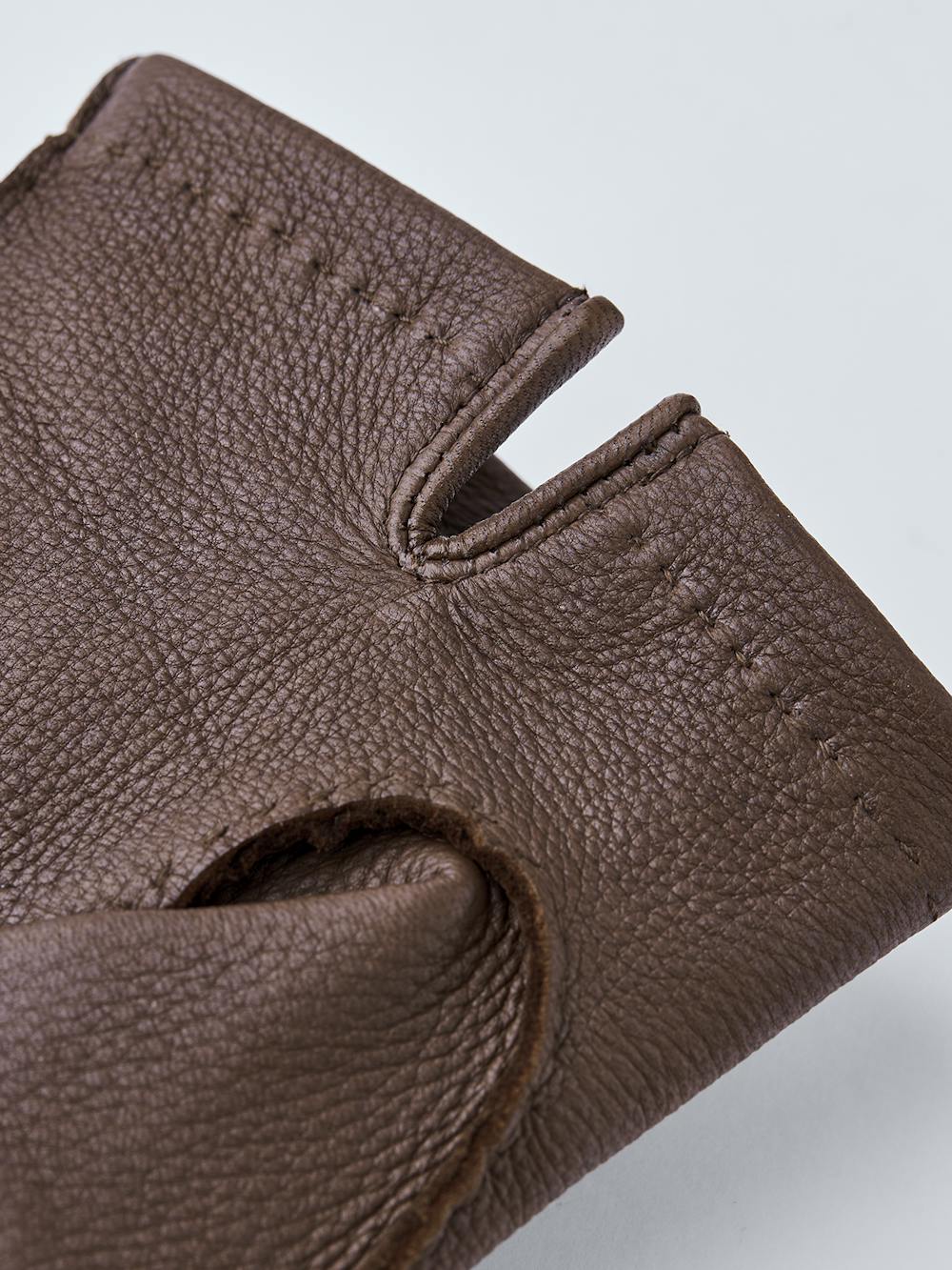 Brown hand-sewn deerskin glove
 (3 of 4)