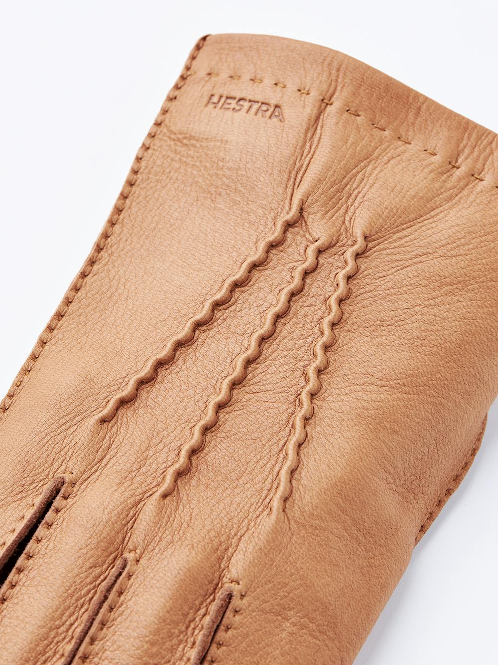Light brown hand-sewn deerskin glove
 (3 of 5)