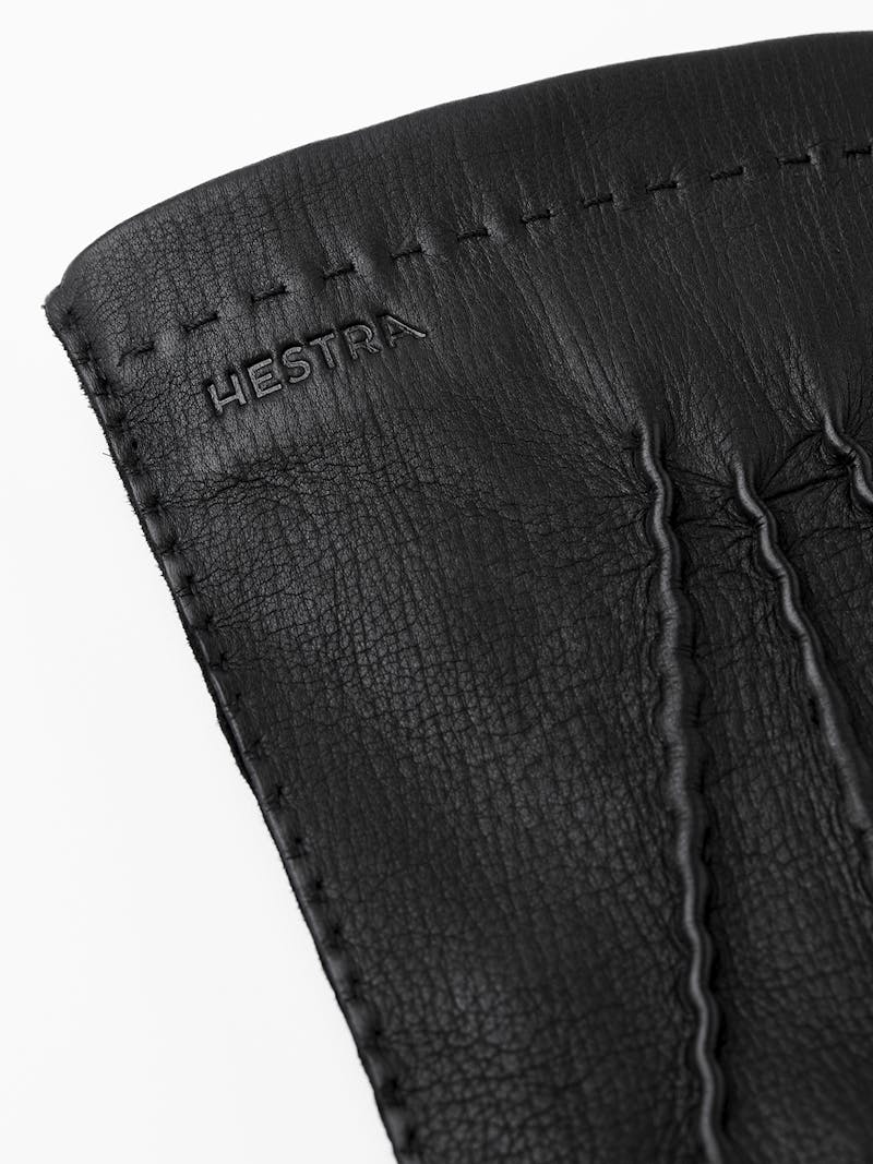 Black hand-sewn deerskin glove
 (3 of 5)