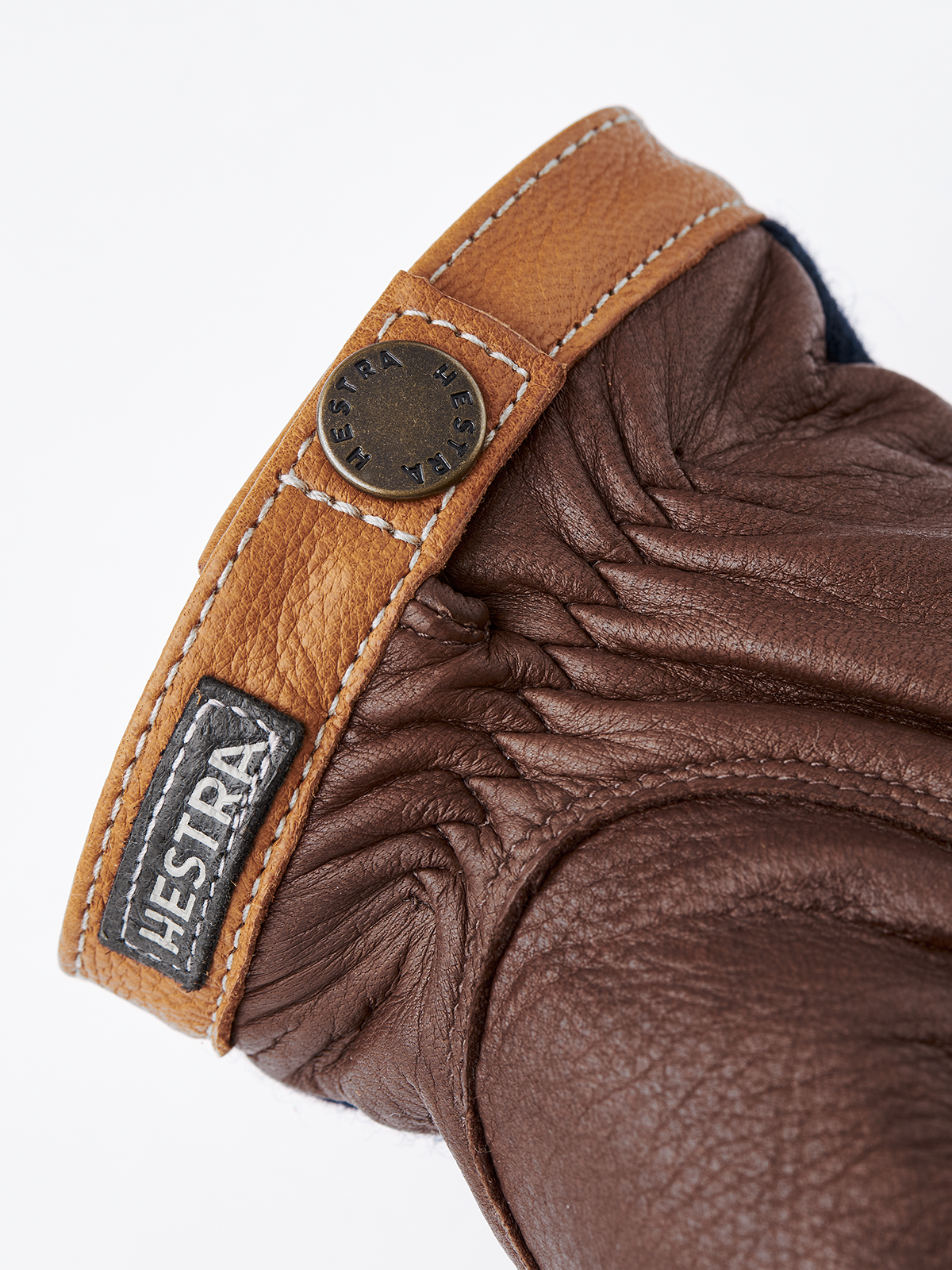 Deerskin Wool Tricot - Navy & chocolate | Hestra Gloves