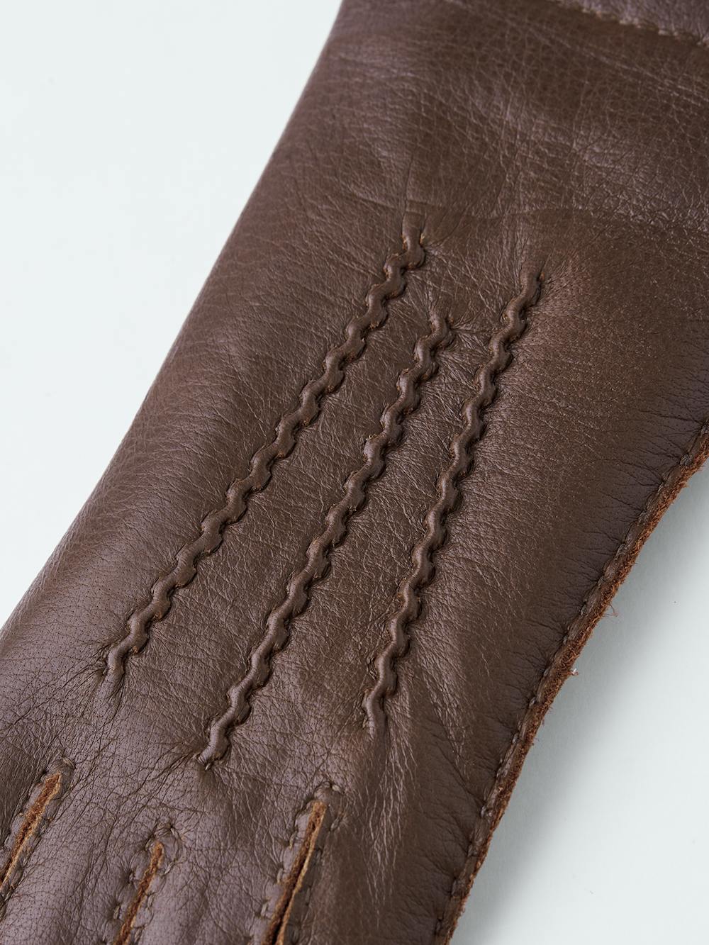 Brown hand-sewn elk leather glove
 (2 of 4)