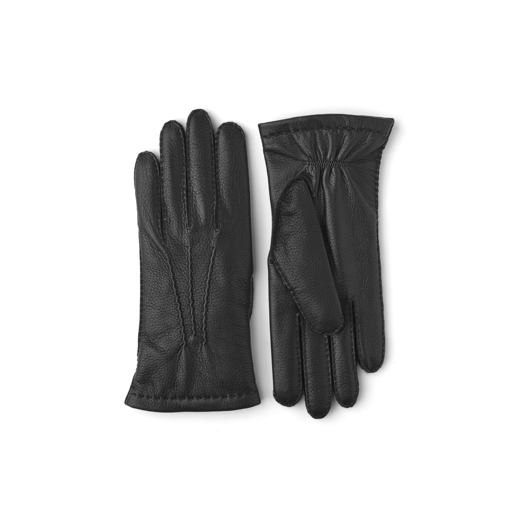 Black hand-sewn elk leather glove
 (1 of 4)