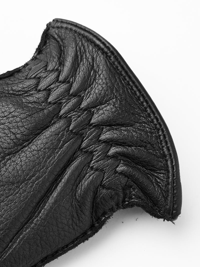 Black hand-sewn elk leather glove
 (2 of 3)