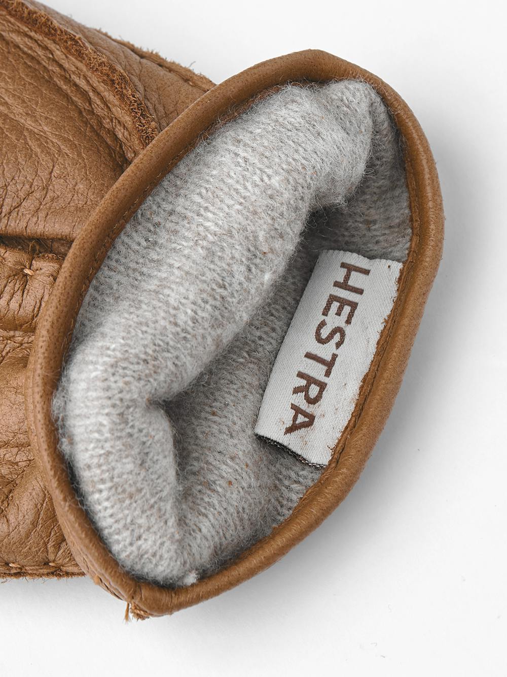 Light brown hand-sewn elk leather glove
 (3 of 3)