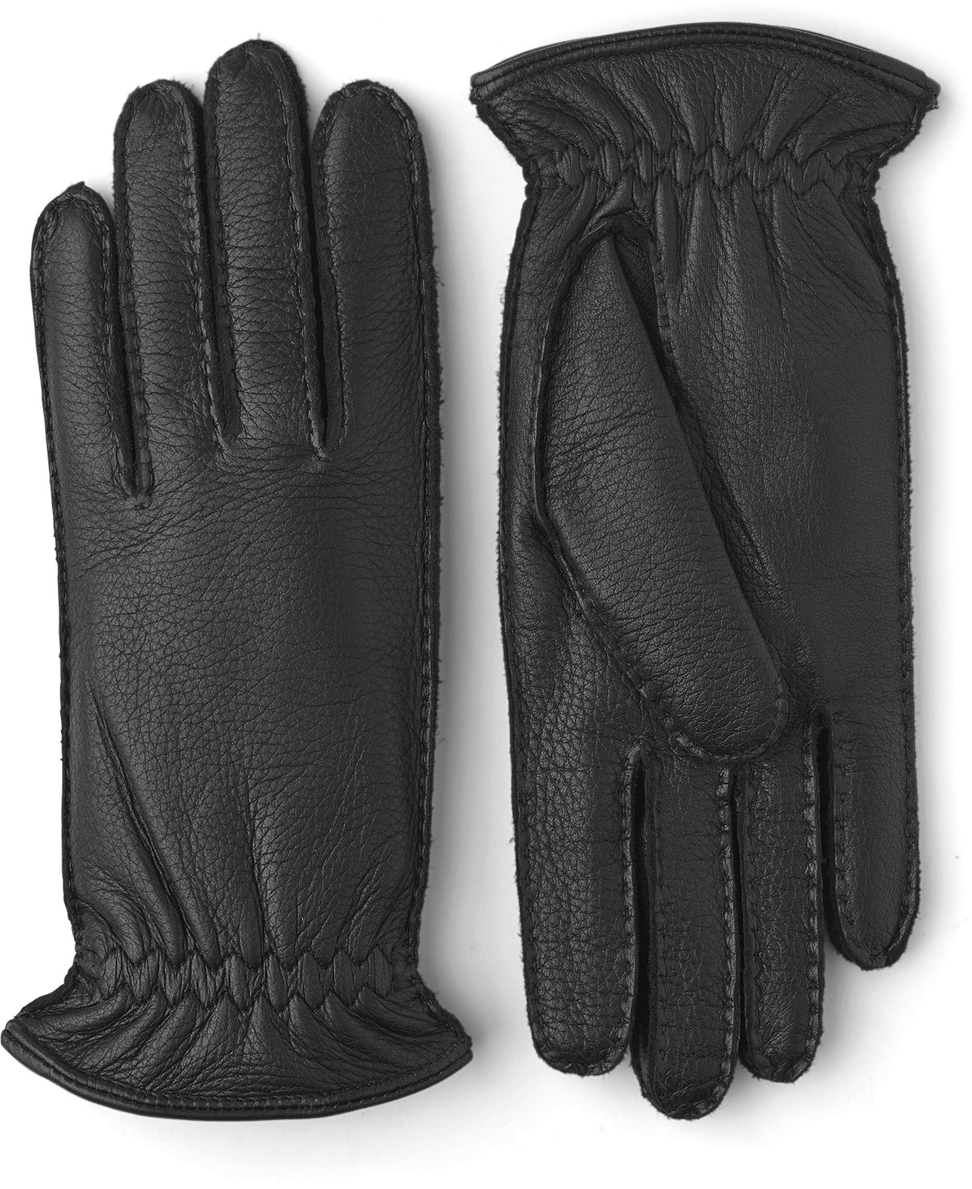 Black hand-sewn elk leather glove
 (1 of 3)