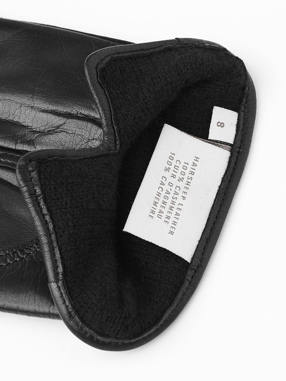 Black machine-sewn hairsheep leather glove
(3 of 3)