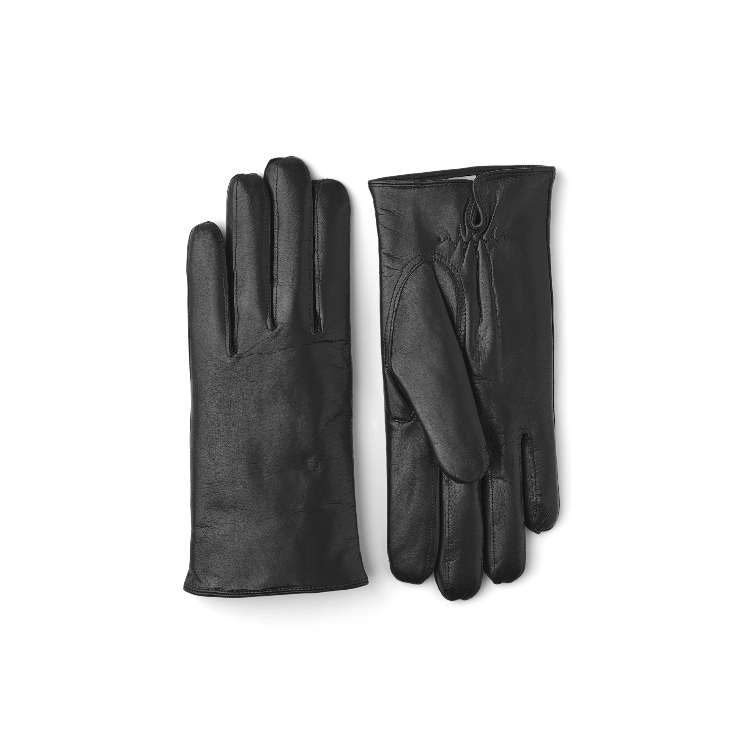 Black machine-sewn hairsheep leather glove
(1 of 3)