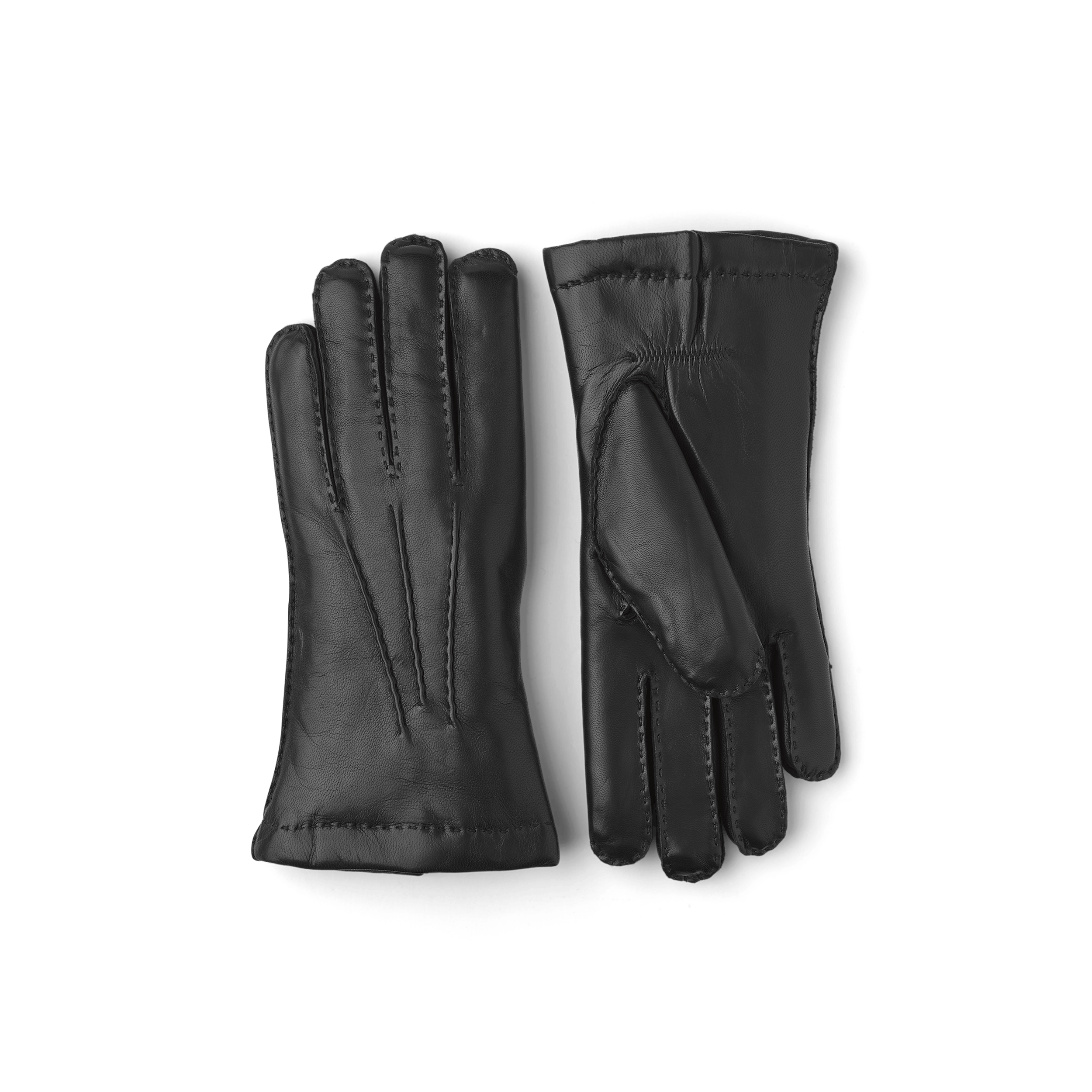 Black hand-sewn hairsheep leather glove
 (1 of 4)