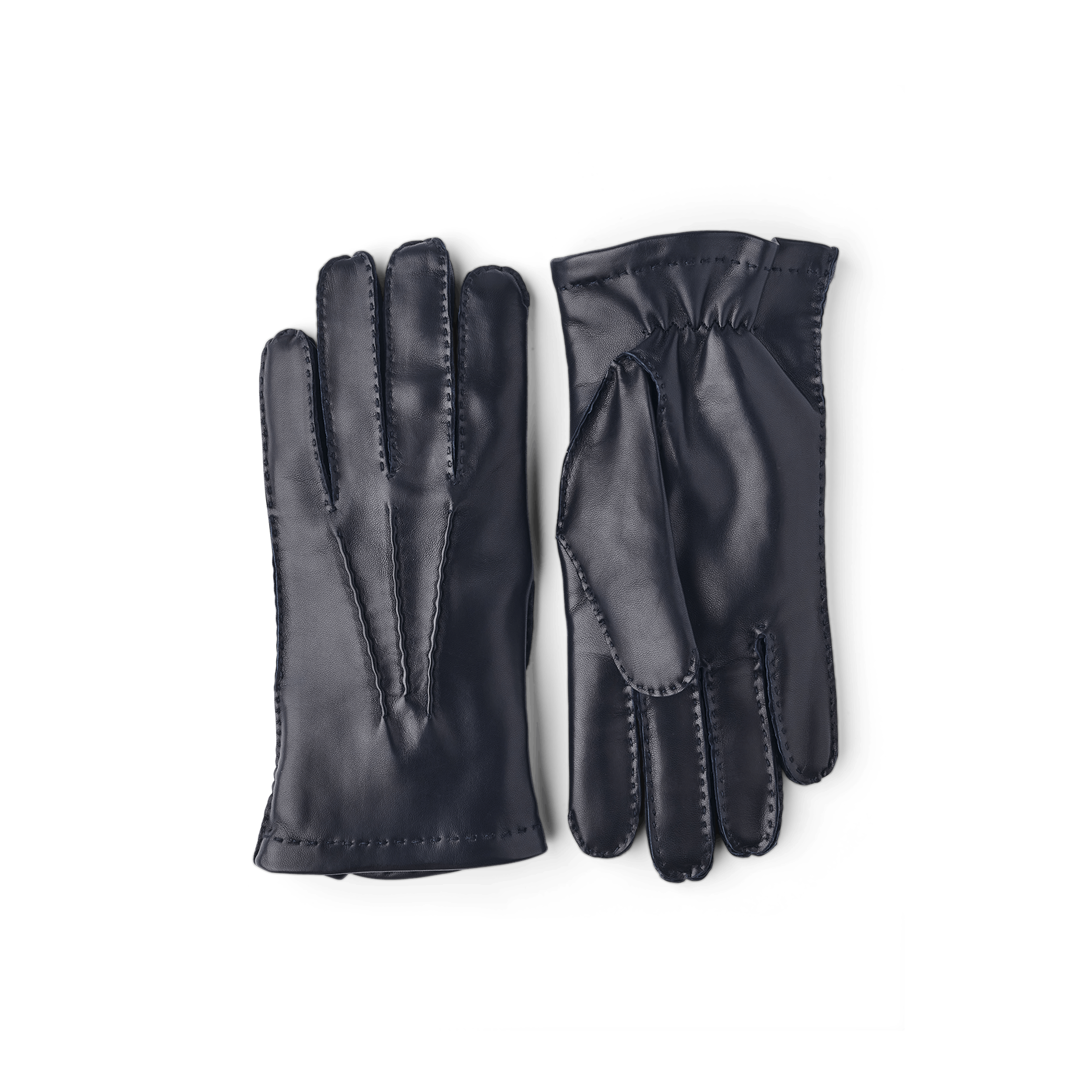 Dark blue hand-sewn hairsheep leather glove
(1 of 3)