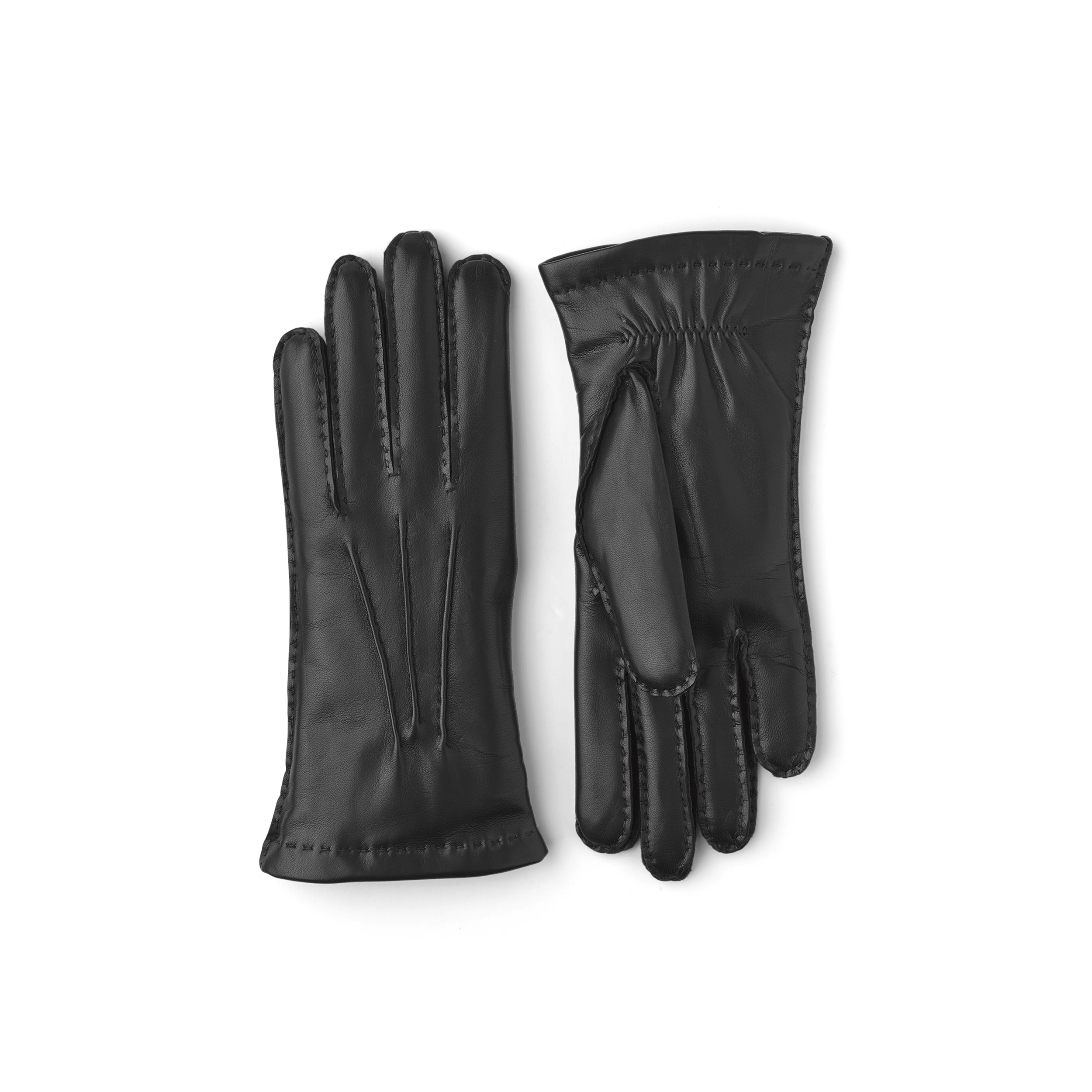 Black hand-sewn hairsheep leather glove
 (1 of 4)