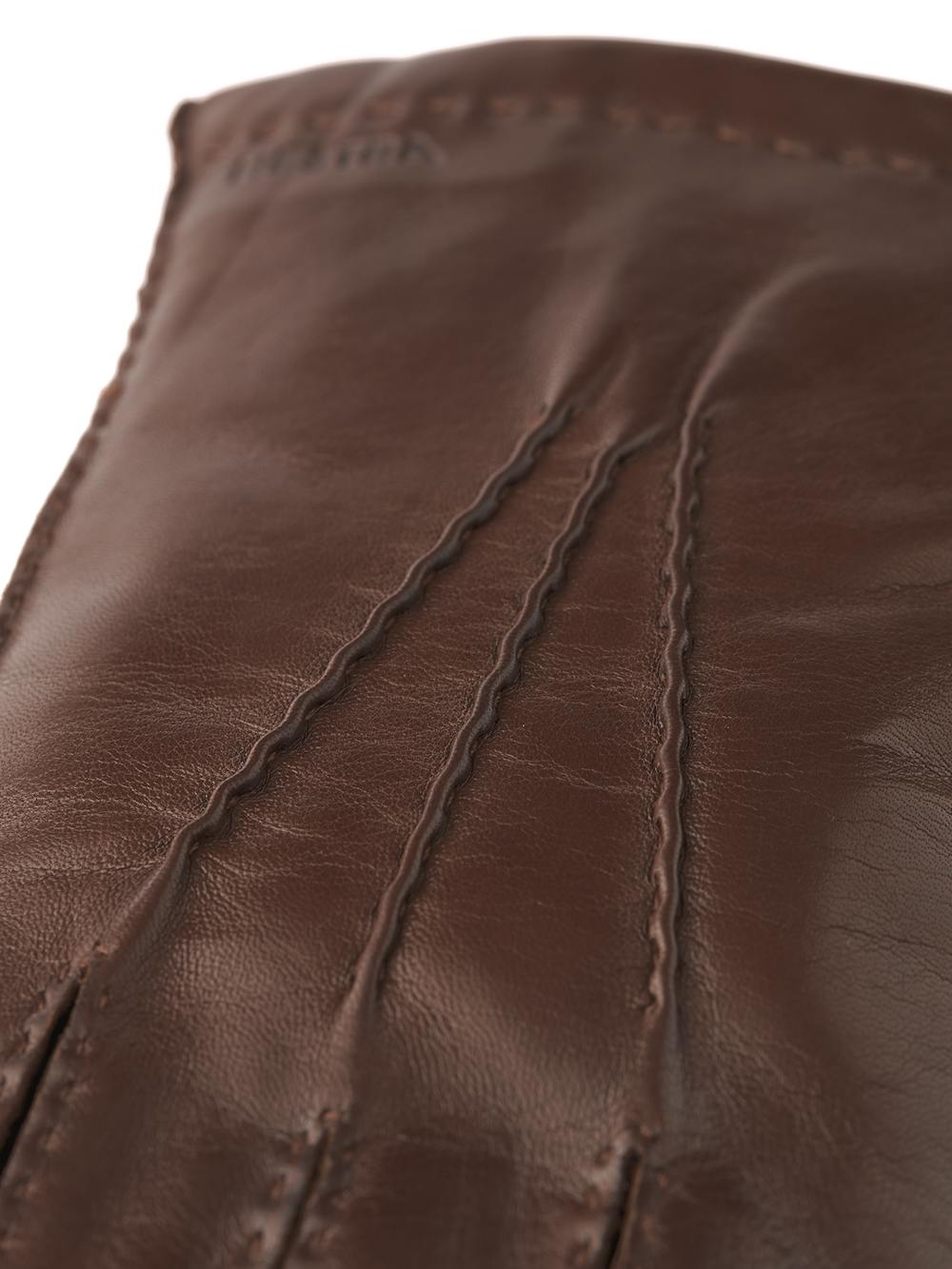 Brown hand-sewn hairsheep leather glove
 (3 of 4)