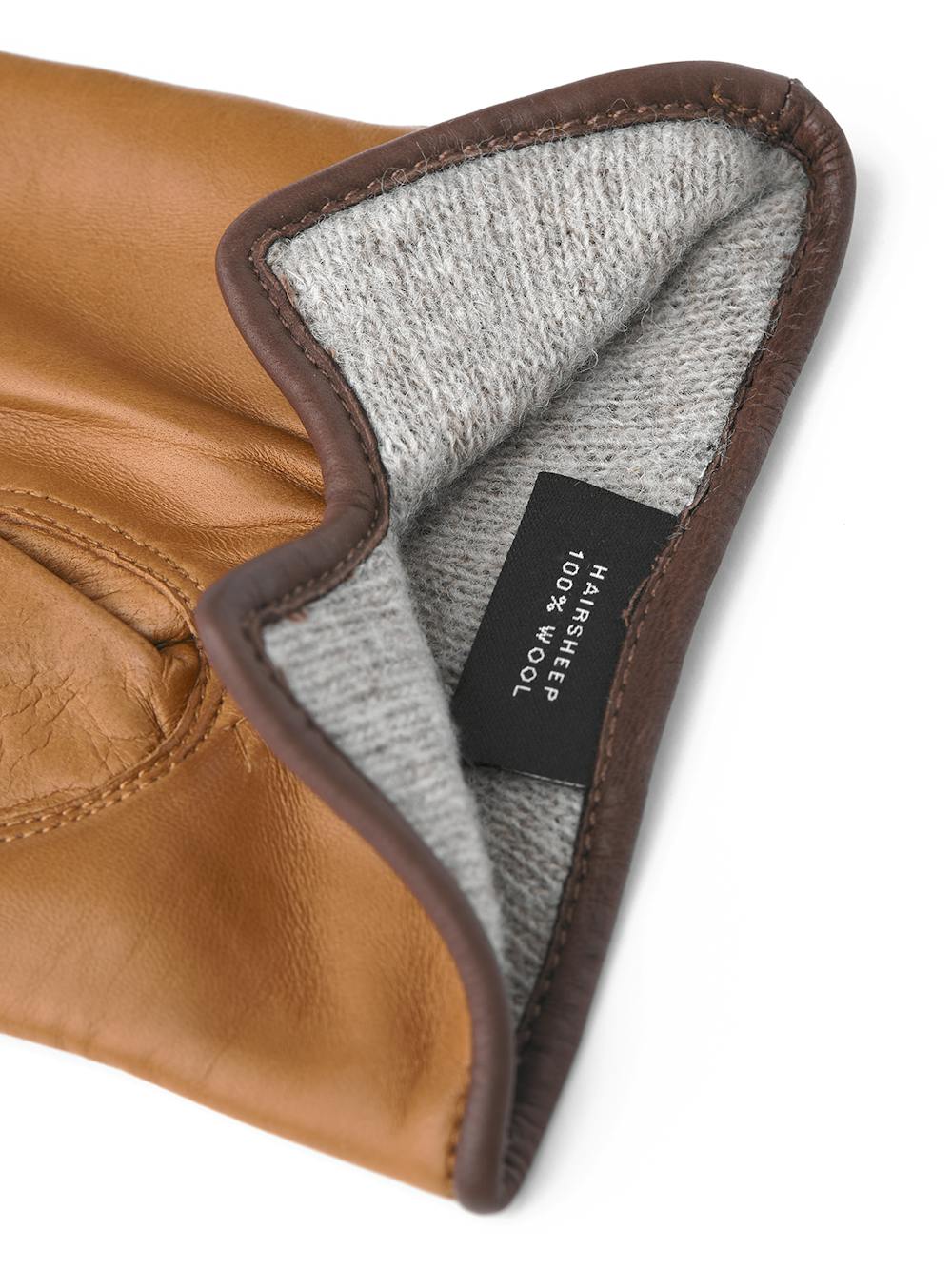 Light brownish-yellow machine-sewn hairsheep leather glove
(5 of 5)