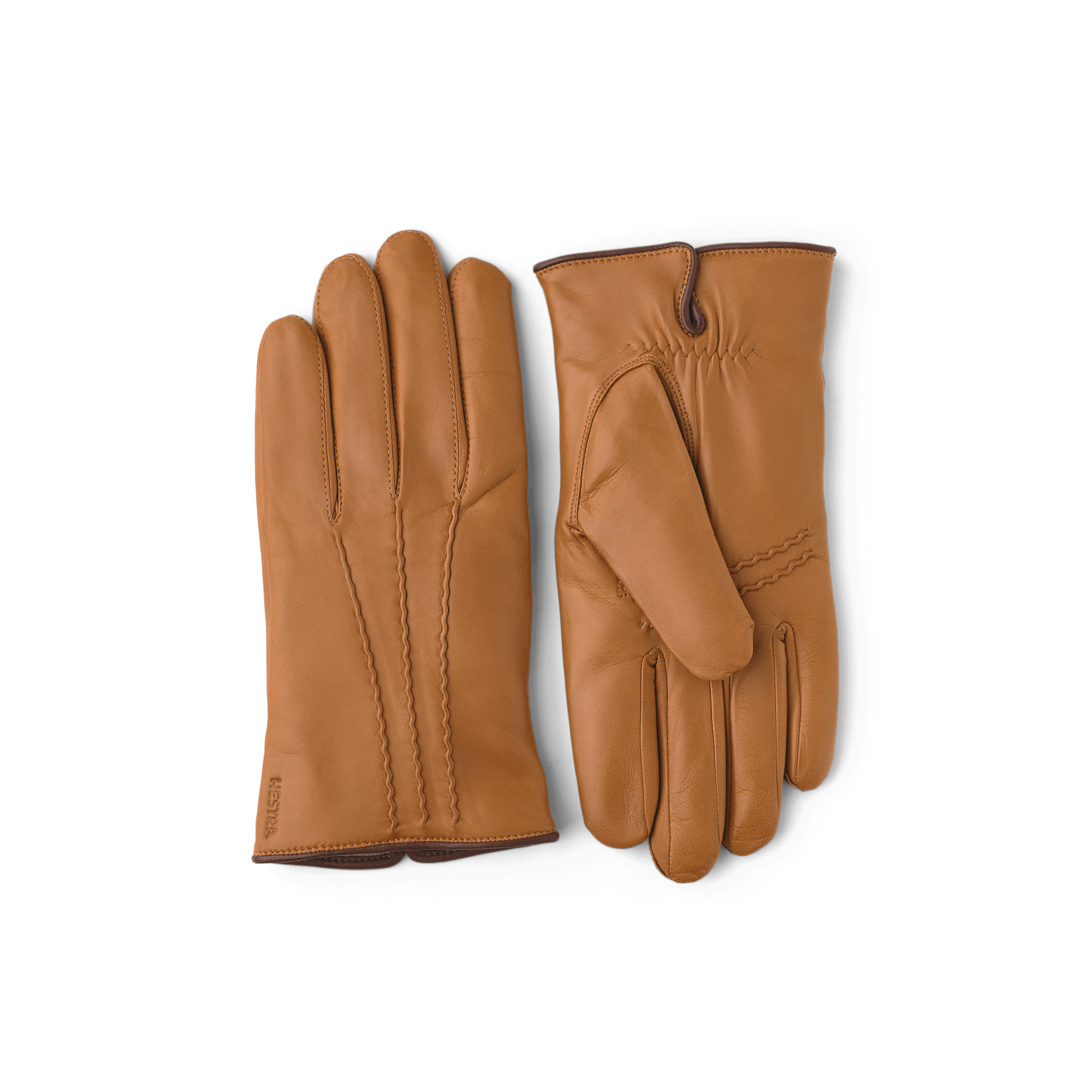 Light brownish-yellow machine-sewn hairsheep leather glove
(1 of 5)