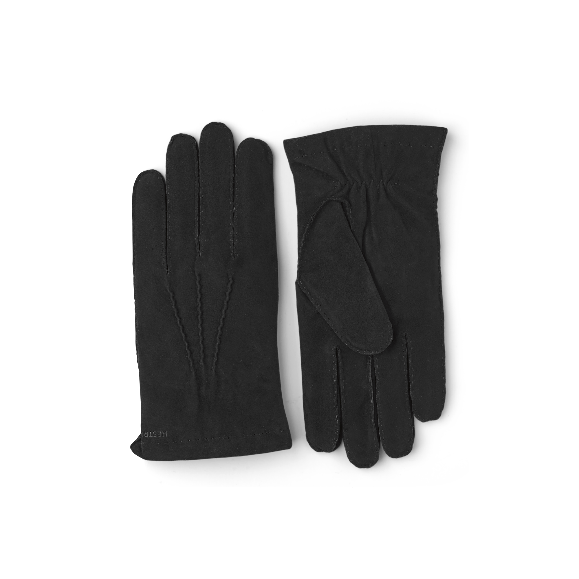 Black hand-sewn suede glove
 (1 of 3)
