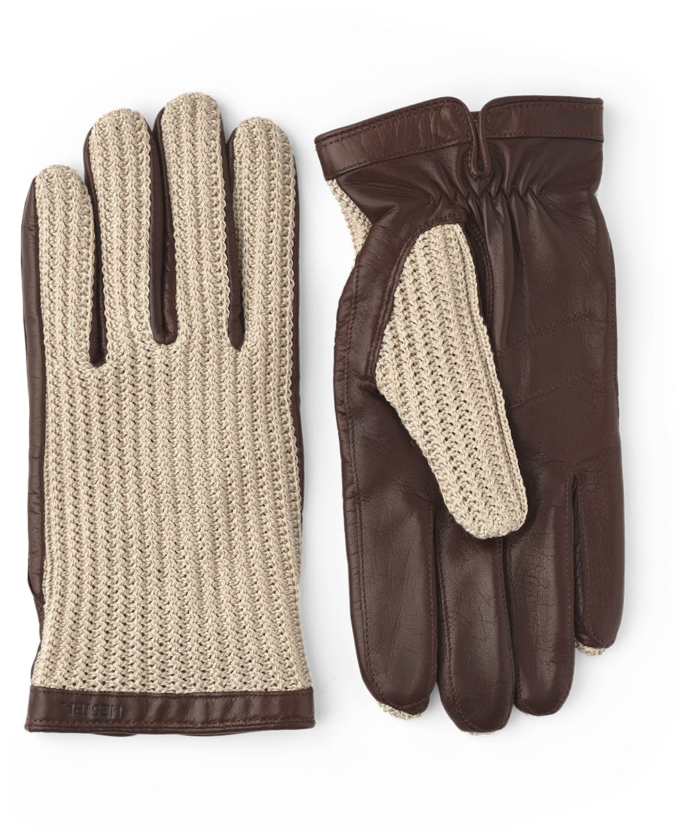 Adam - Chestnut & beige | Hestra Gloves