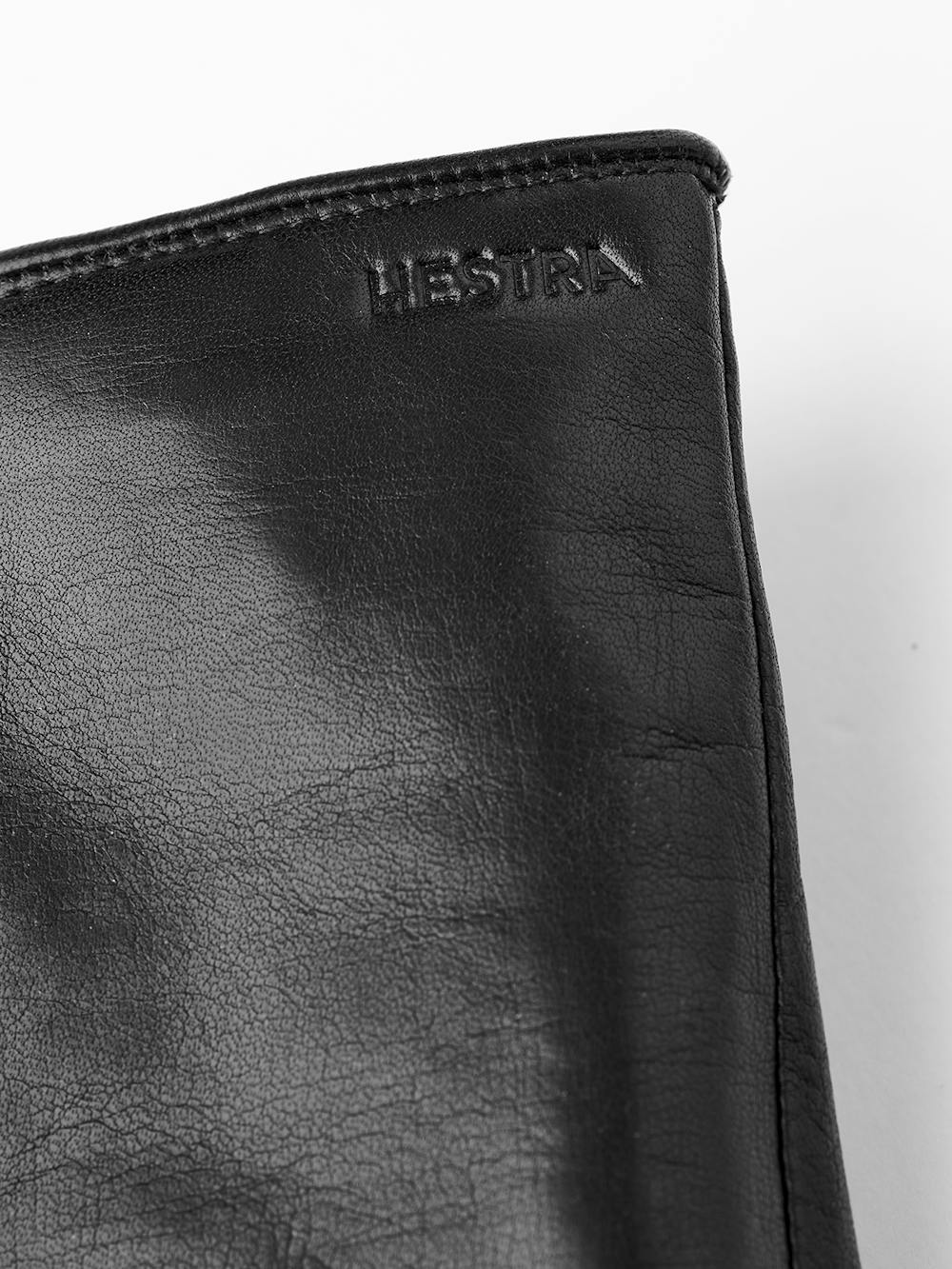 Black machine-sewn hairsheep leather glove
(2 of 4)