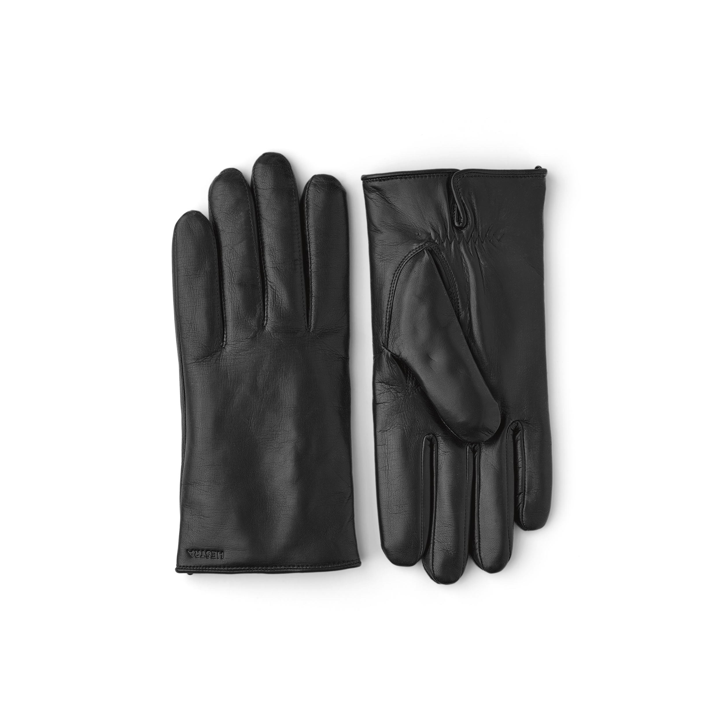 Black machine-sewn hairsheep leather glove
(1 of 4)