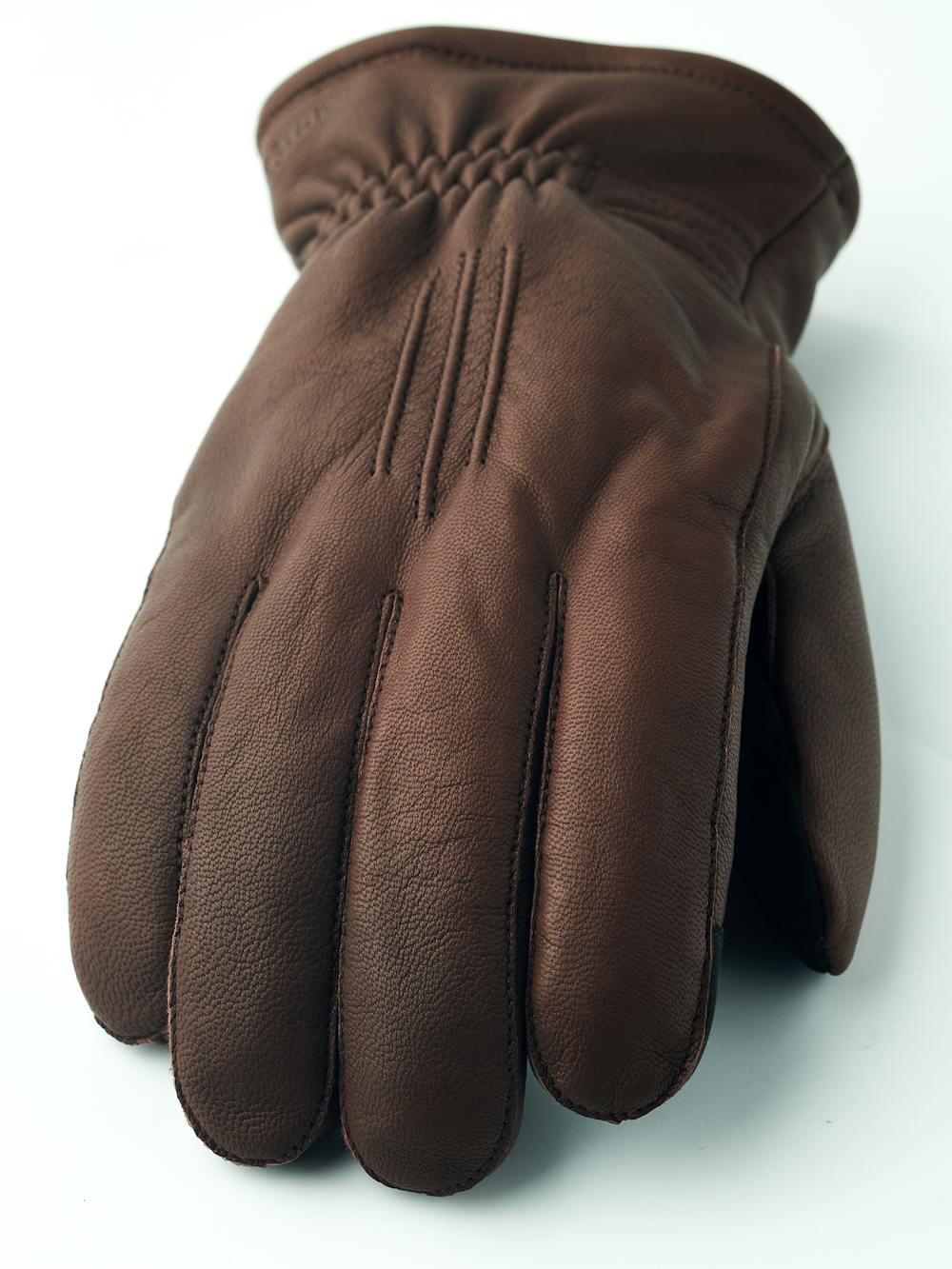 Dark brown machine-sewn goat leather glove
(2 of 5)