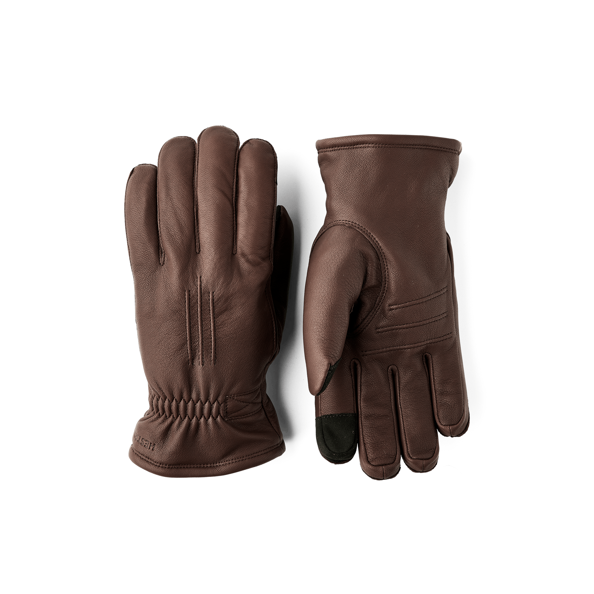 Dark brown machine-sewn goat leather glove
(1 of 5)