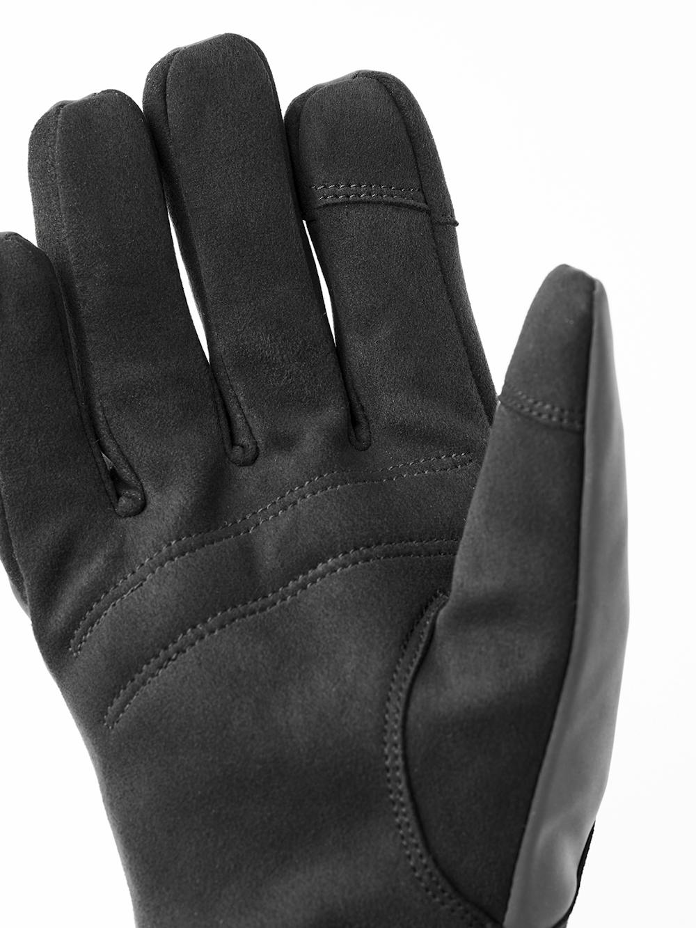 Glove with gray reflective back and black fabric palm
 (4 of 4)