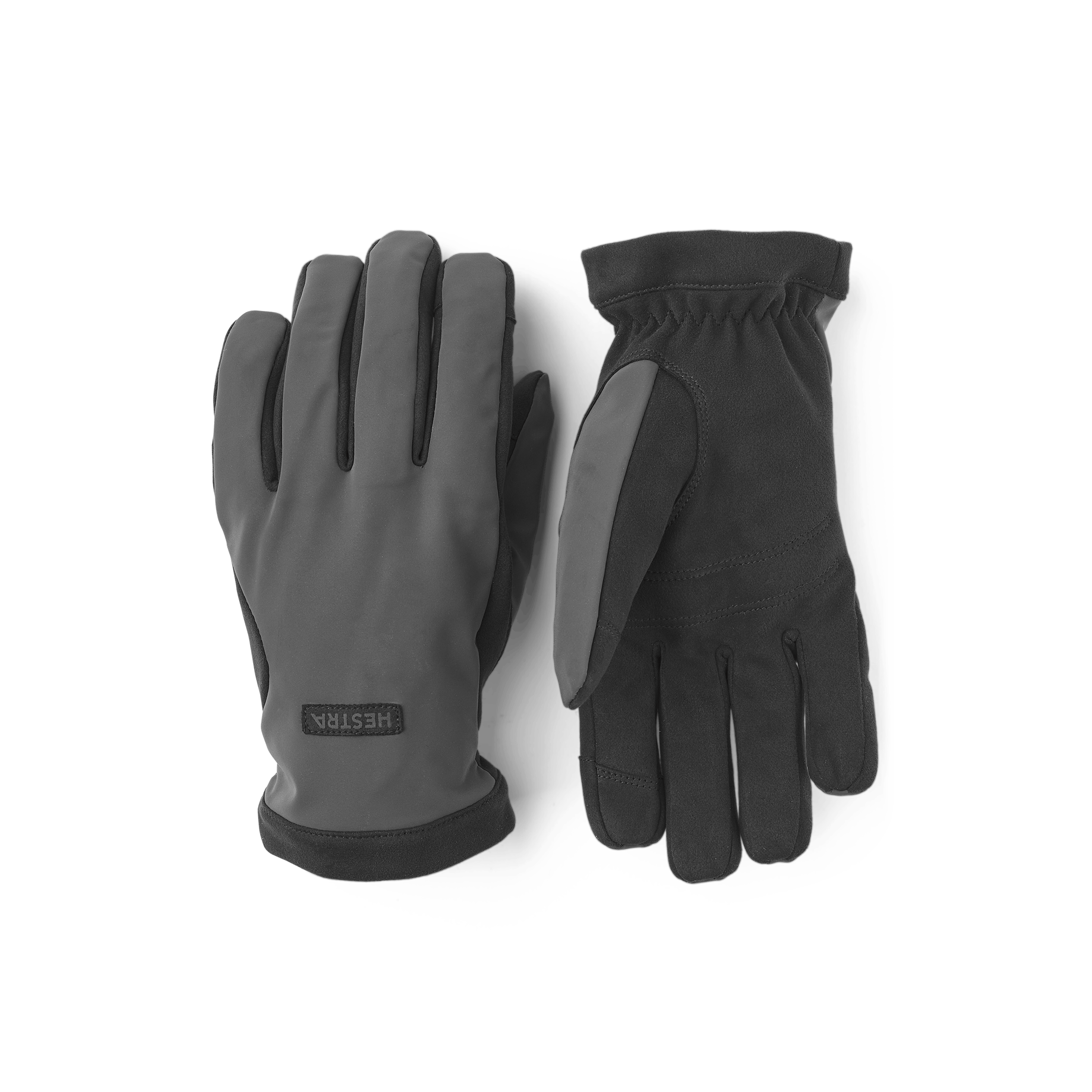 Glove with gray reflective back and black fabric palm
(1 of 4)