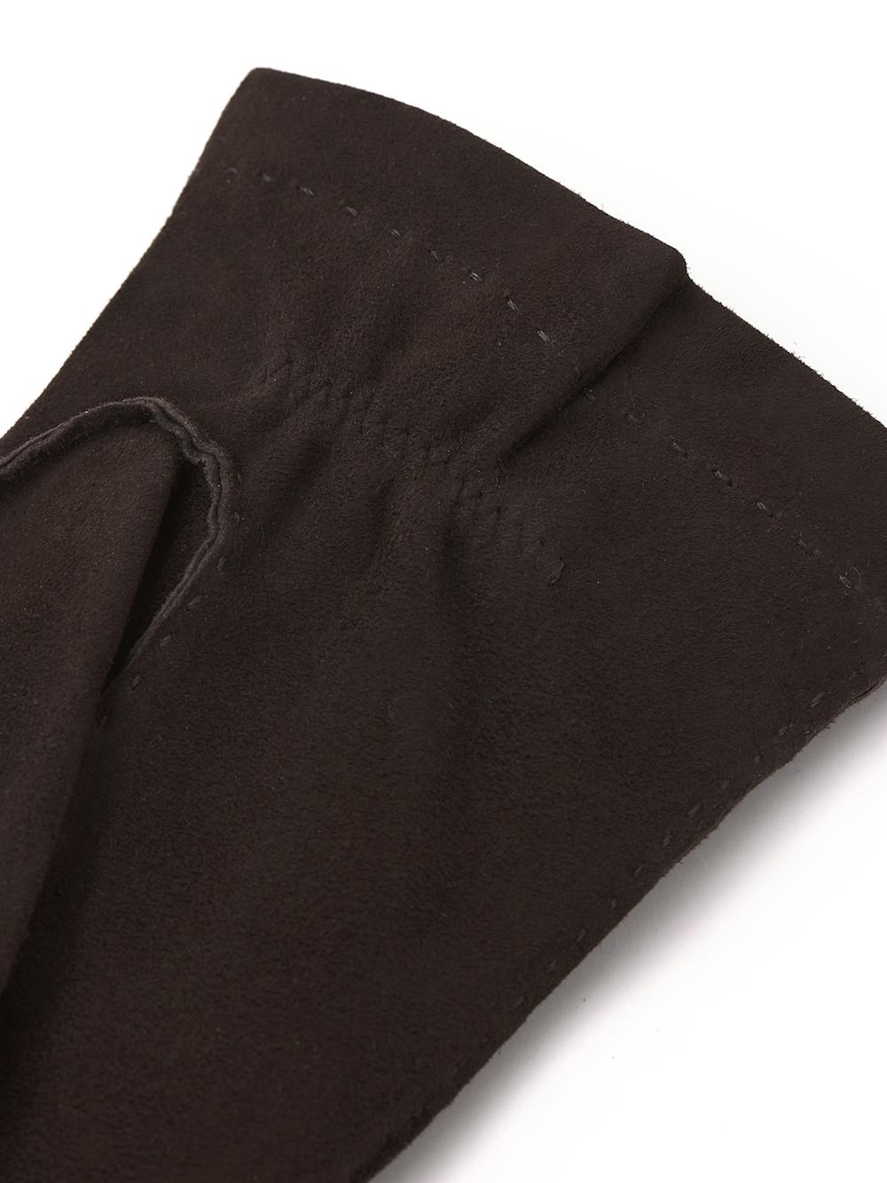 Brun handsydd handske i mocka
(3 av 4)