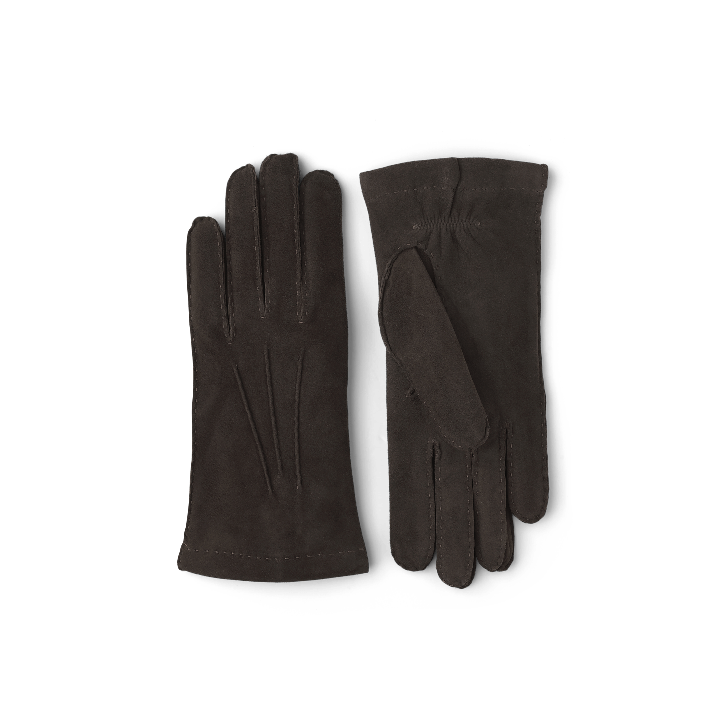 Dark brown hand-sewn suede glove
(1 of 4)