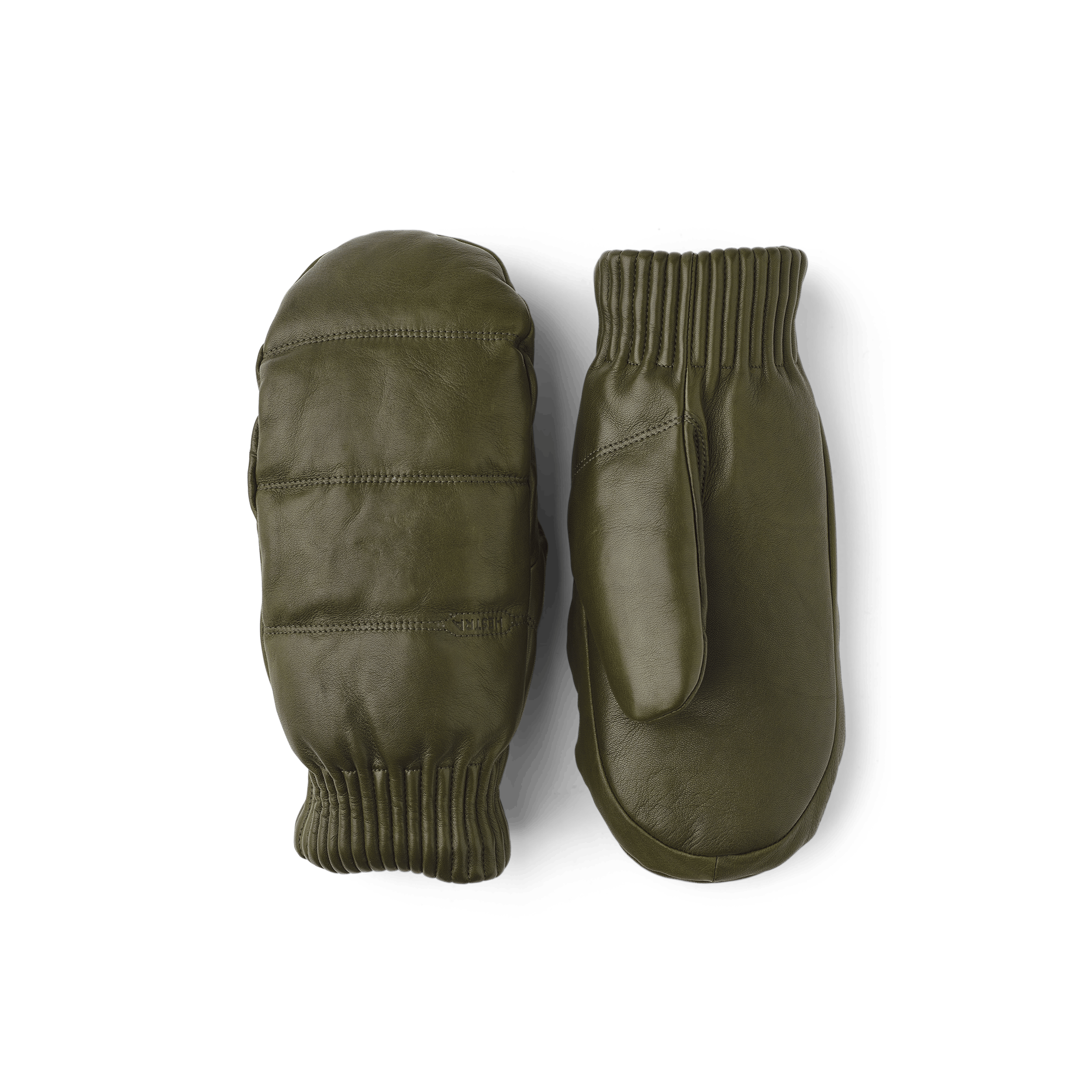 Mossgrön tumhandske i lammnappa
 (1 av 4)