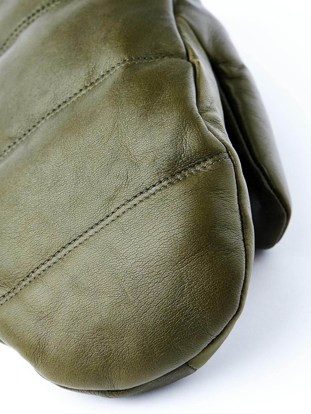 Mossgrön tumhandske i lammnappa
 (4 av 4)