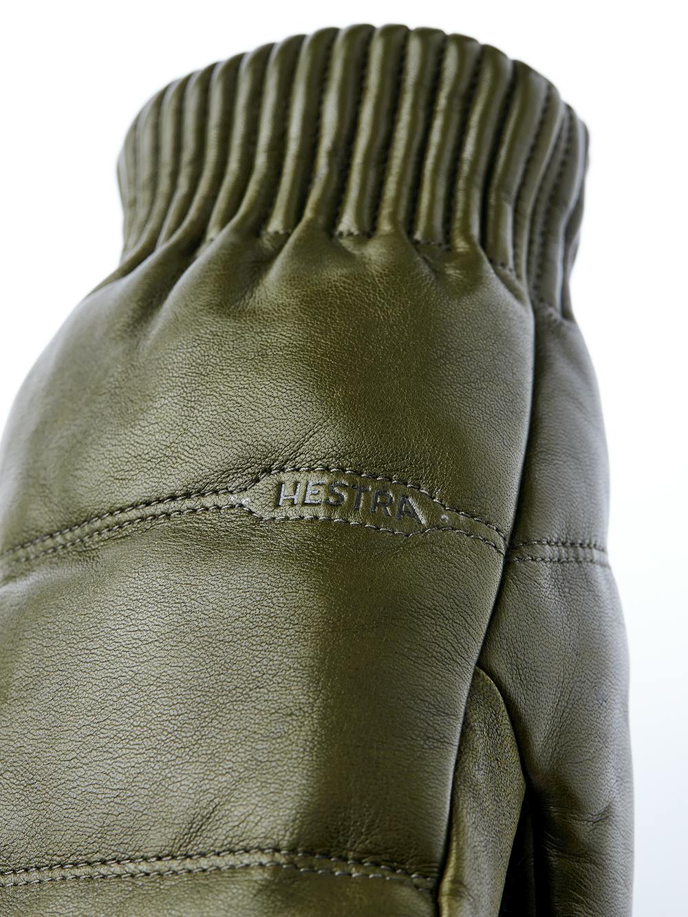 Mossgrön tumhandske i lammnappa
 (2 av 4)