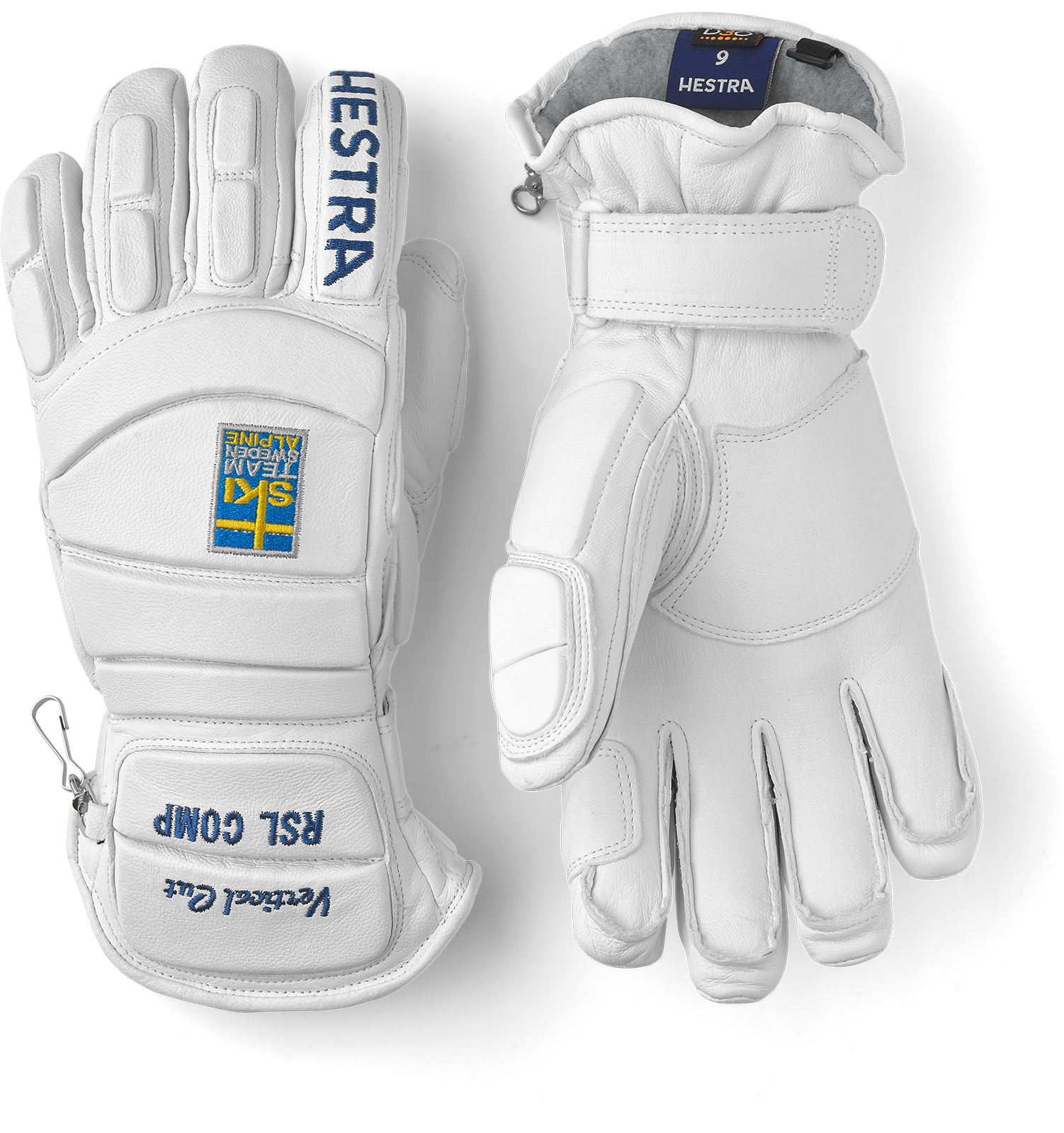 RSL Comp Vertical Cut d3O Impact - Yellow | Hestra Gloves