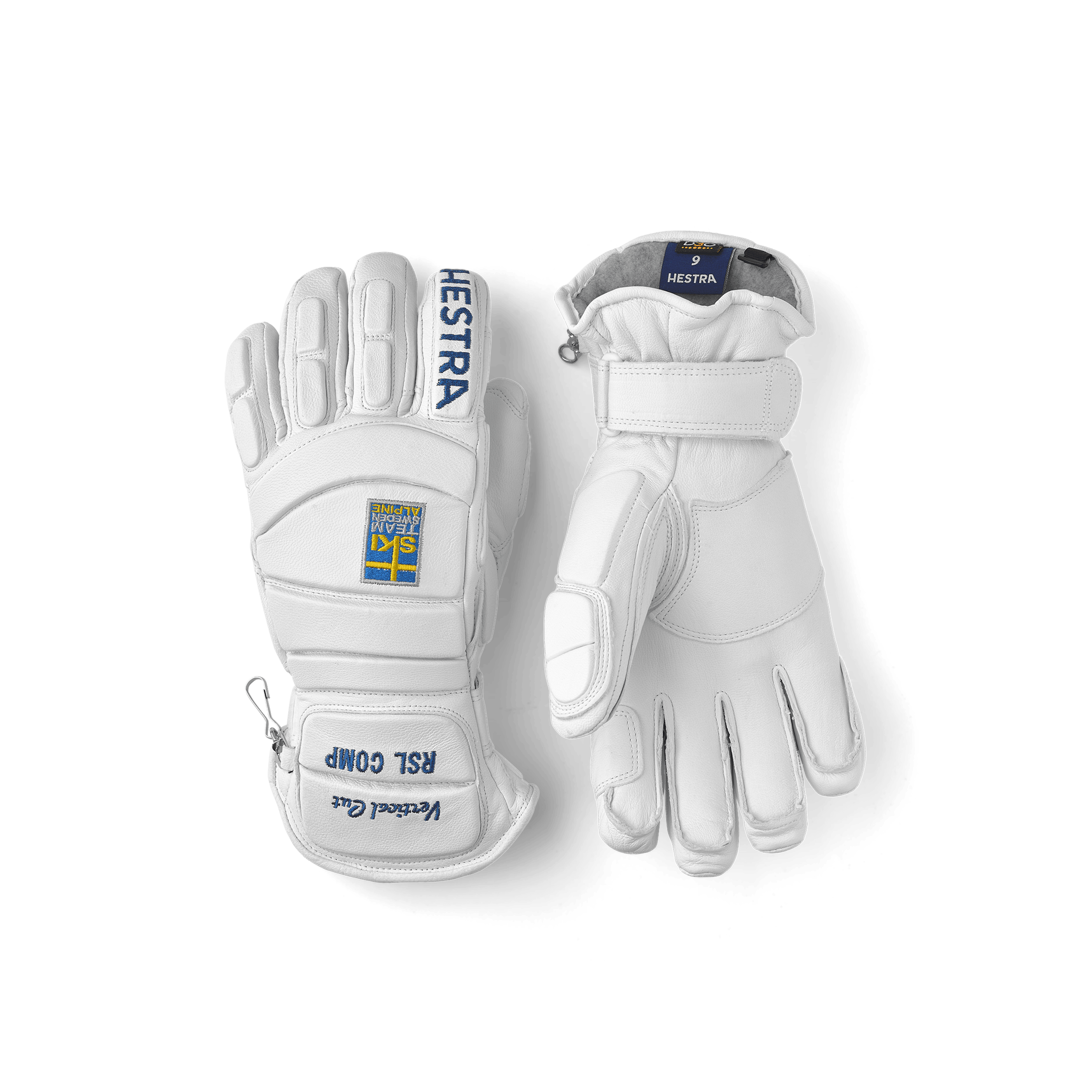 White goat leather ski glove with backhand protection
(1 of 8)