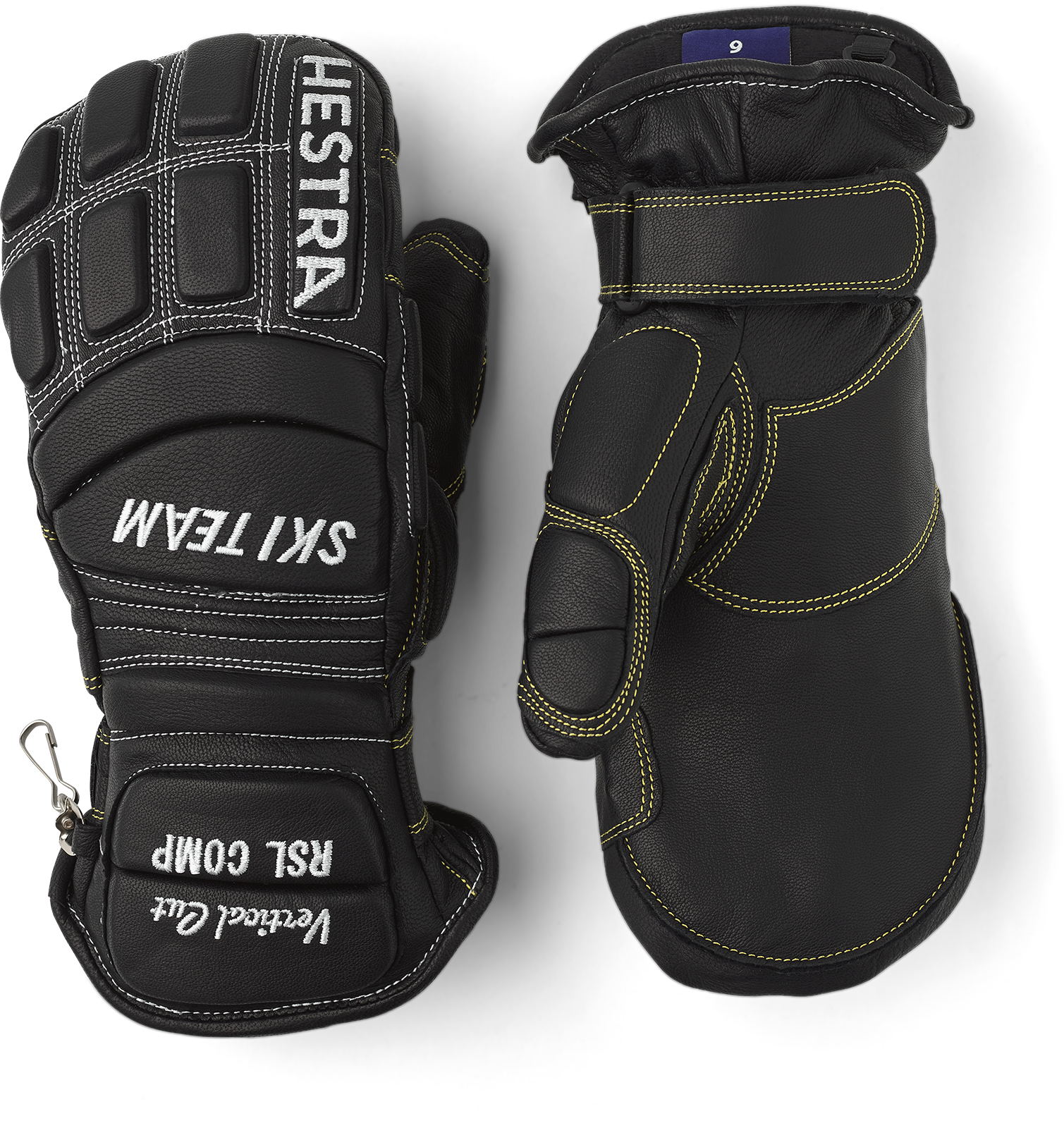 RSL Comp Vertical Cut Mitt - Black | Hestra Gloves