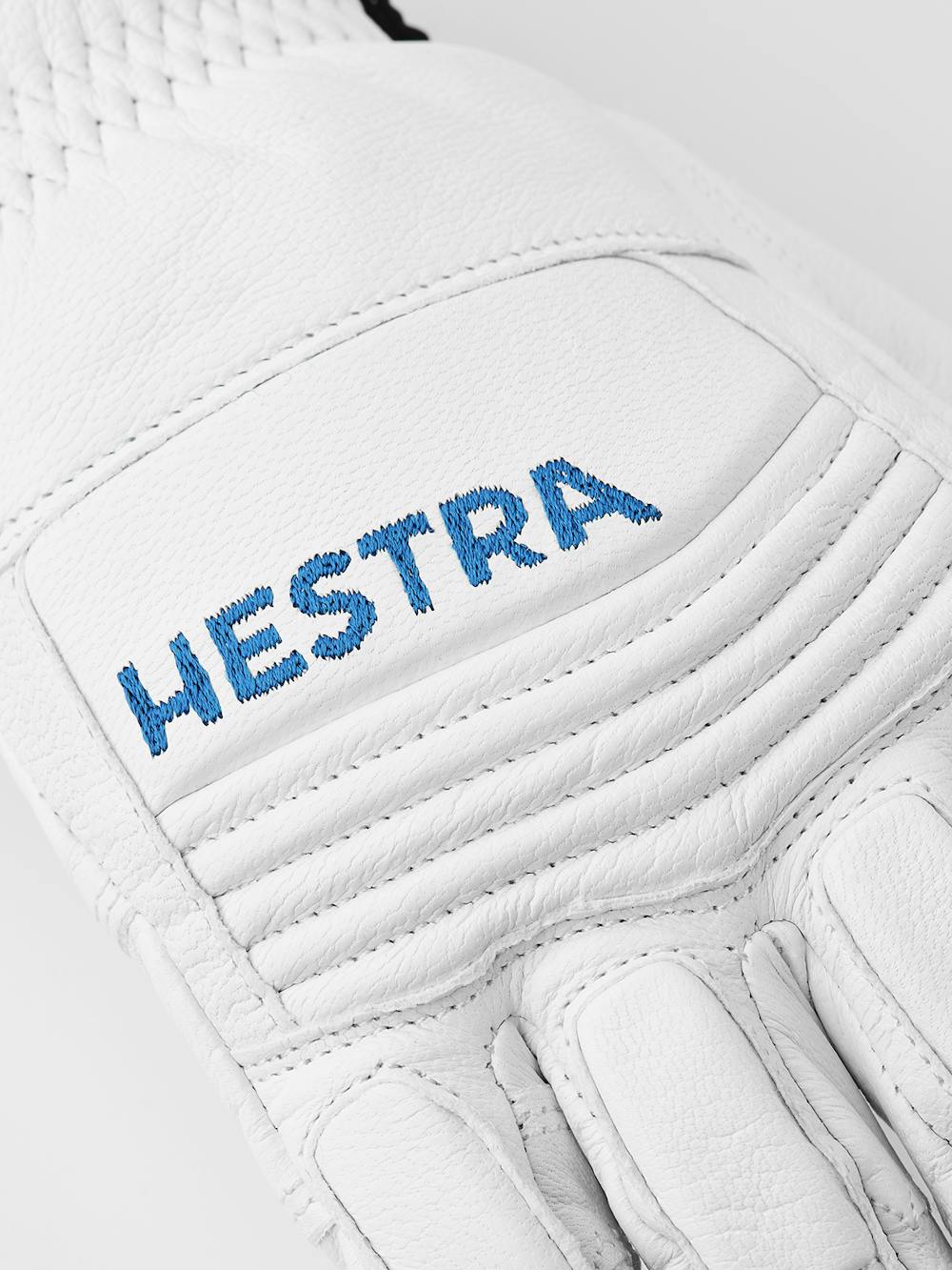 White goat leather ski glove with adjustable opening
(4 of 6)