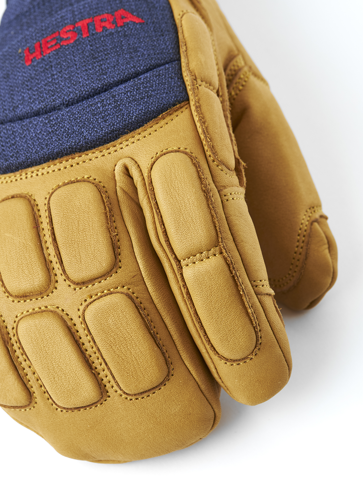 Vertical Cut CZone 3-finger - Navy & tan | Hestra Gloves