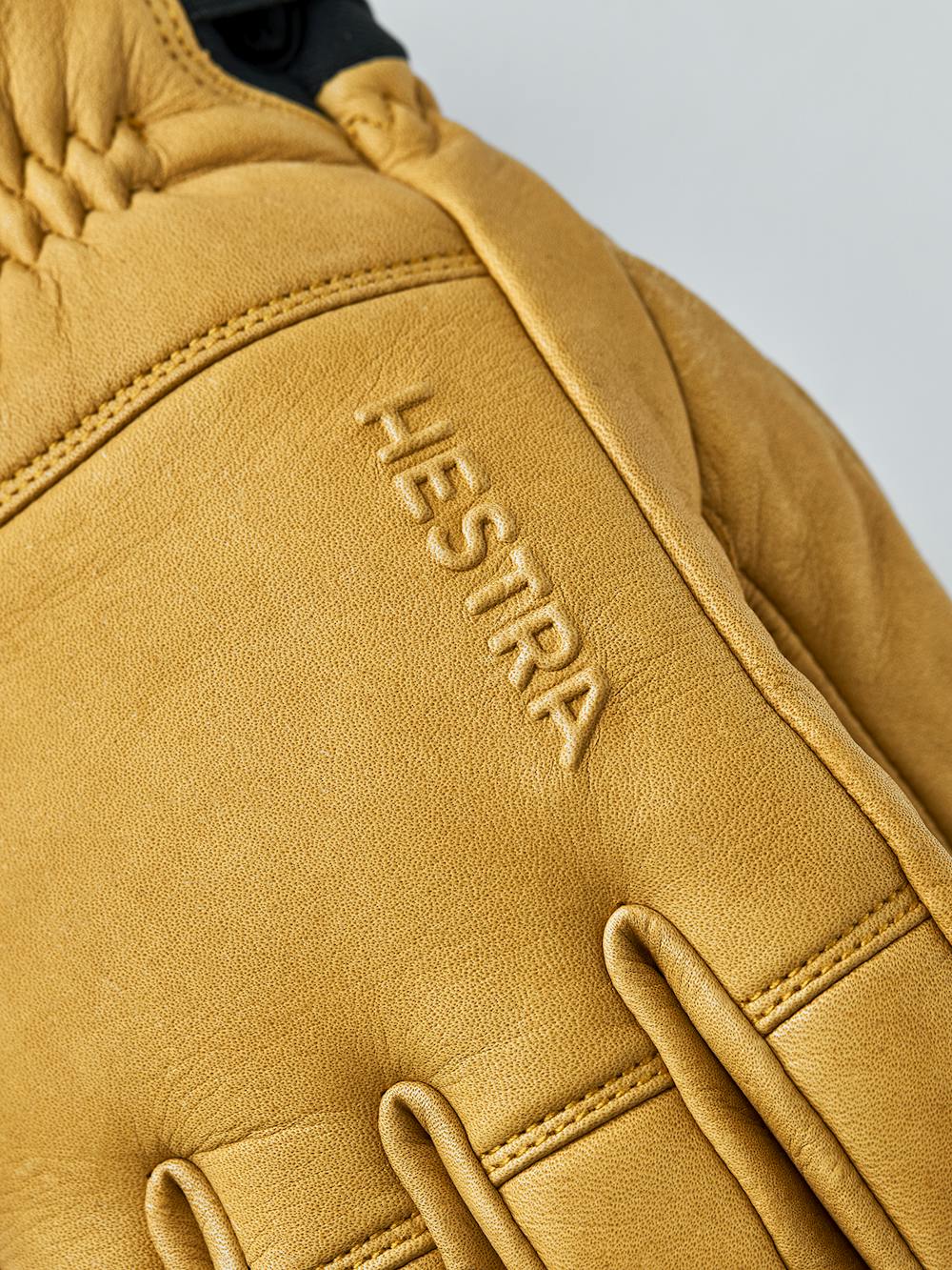 Light brown cow hide ski glove
 (4 of 4)