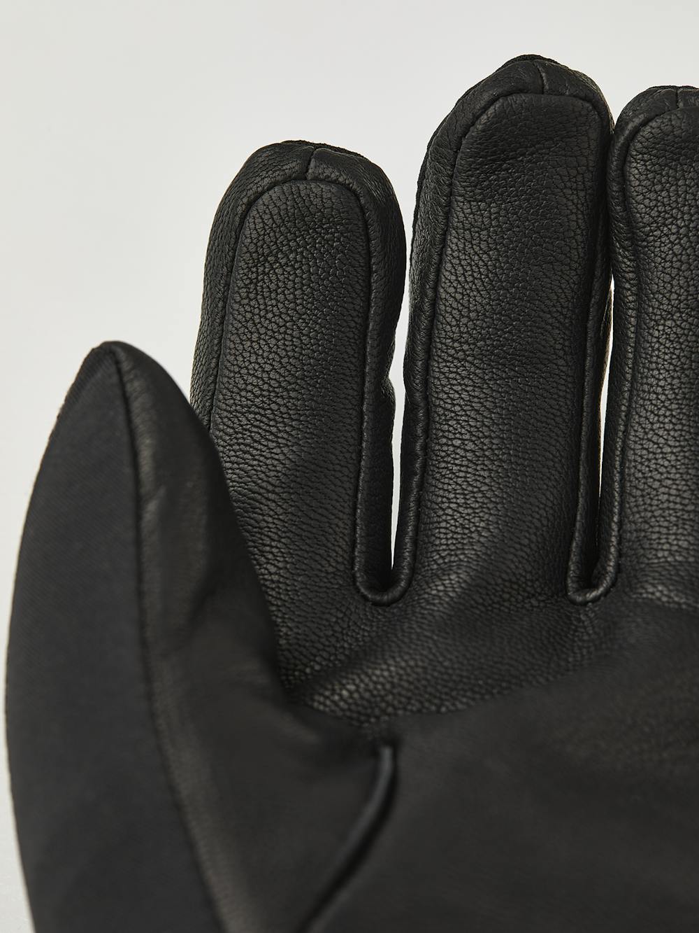 Black goat leather ski glove and black fabric
(4 of 5)