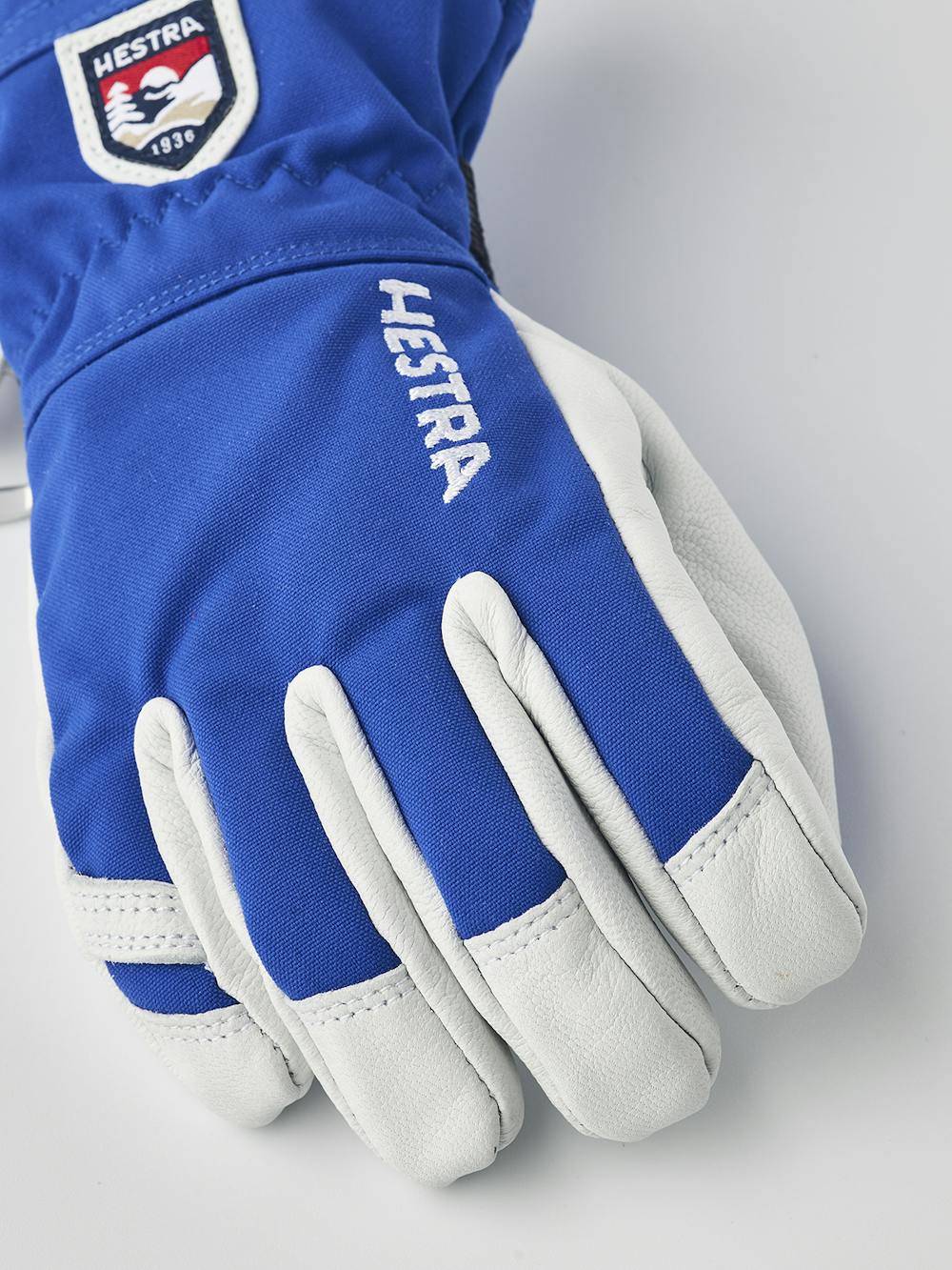 Blue ski glove with white goat leather palm
(2 of 6)
