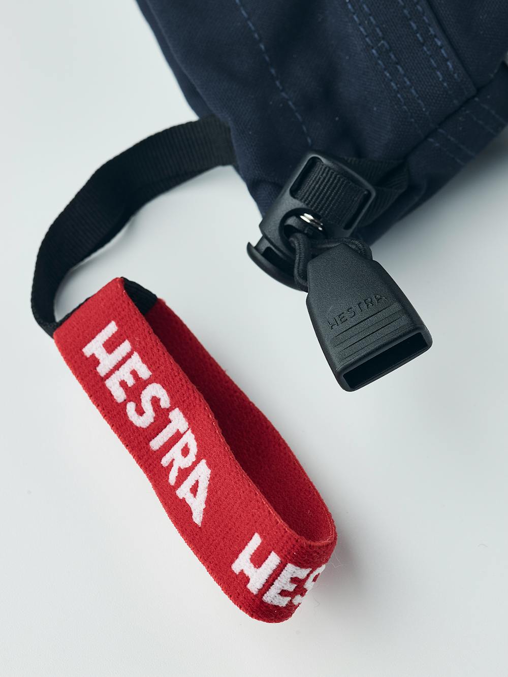 Dark blue ski glove with white goat leather palm
 (7 of 7)