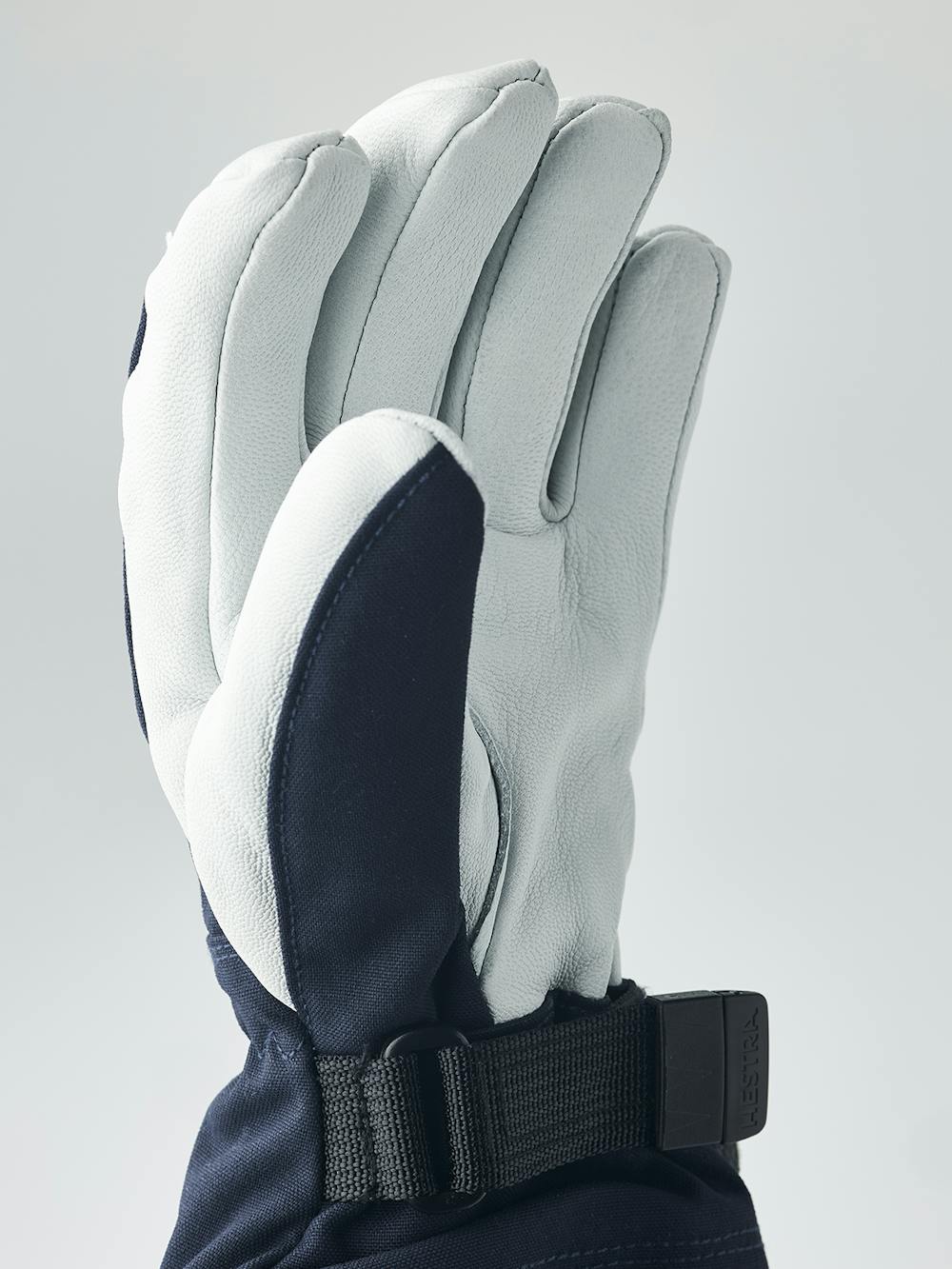 Dark blue ski glove with white goat leather palm
 (4 of 6)
