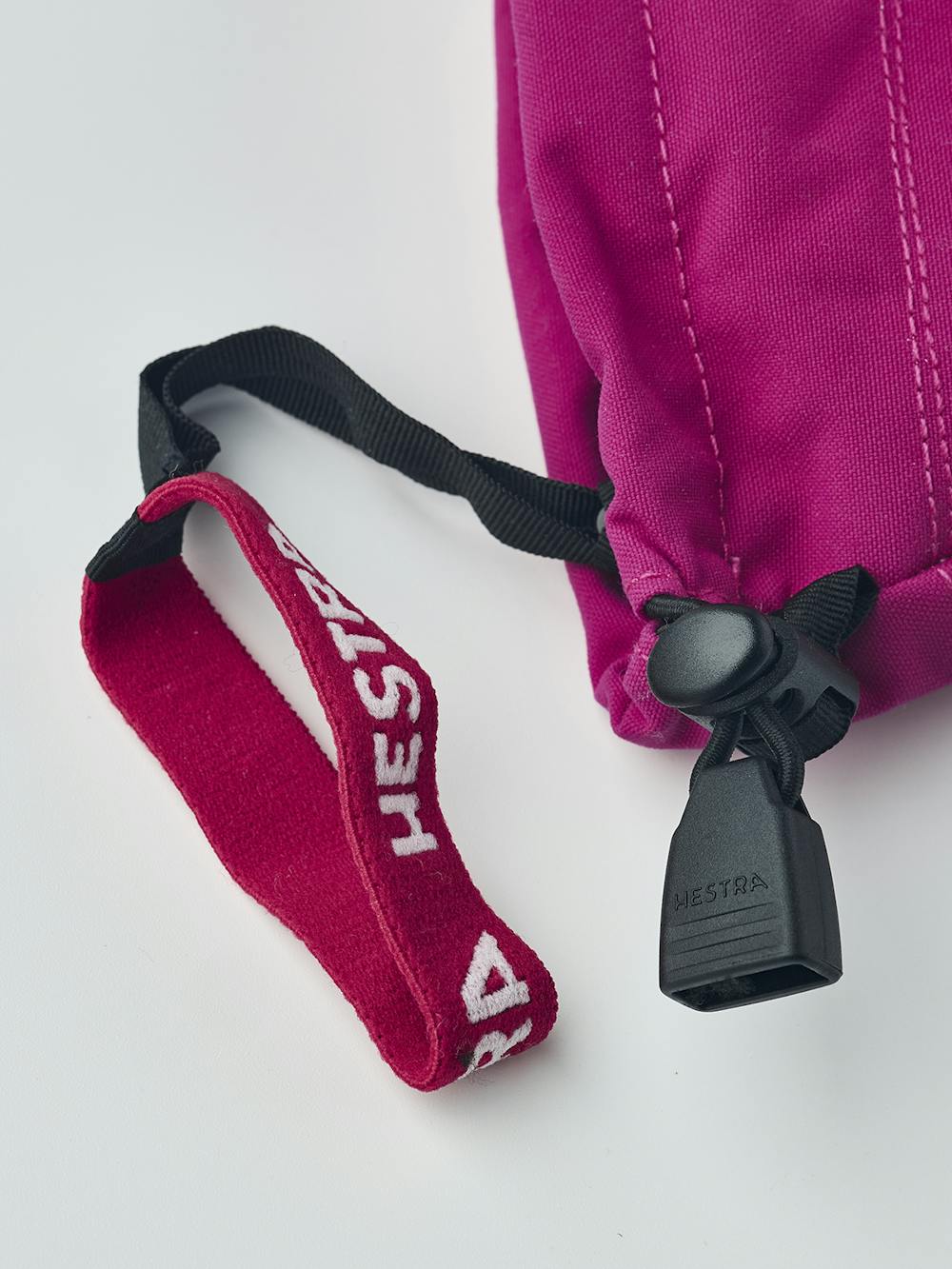 Pink-purple mitten with white goat leather palm
 (9 of 12)