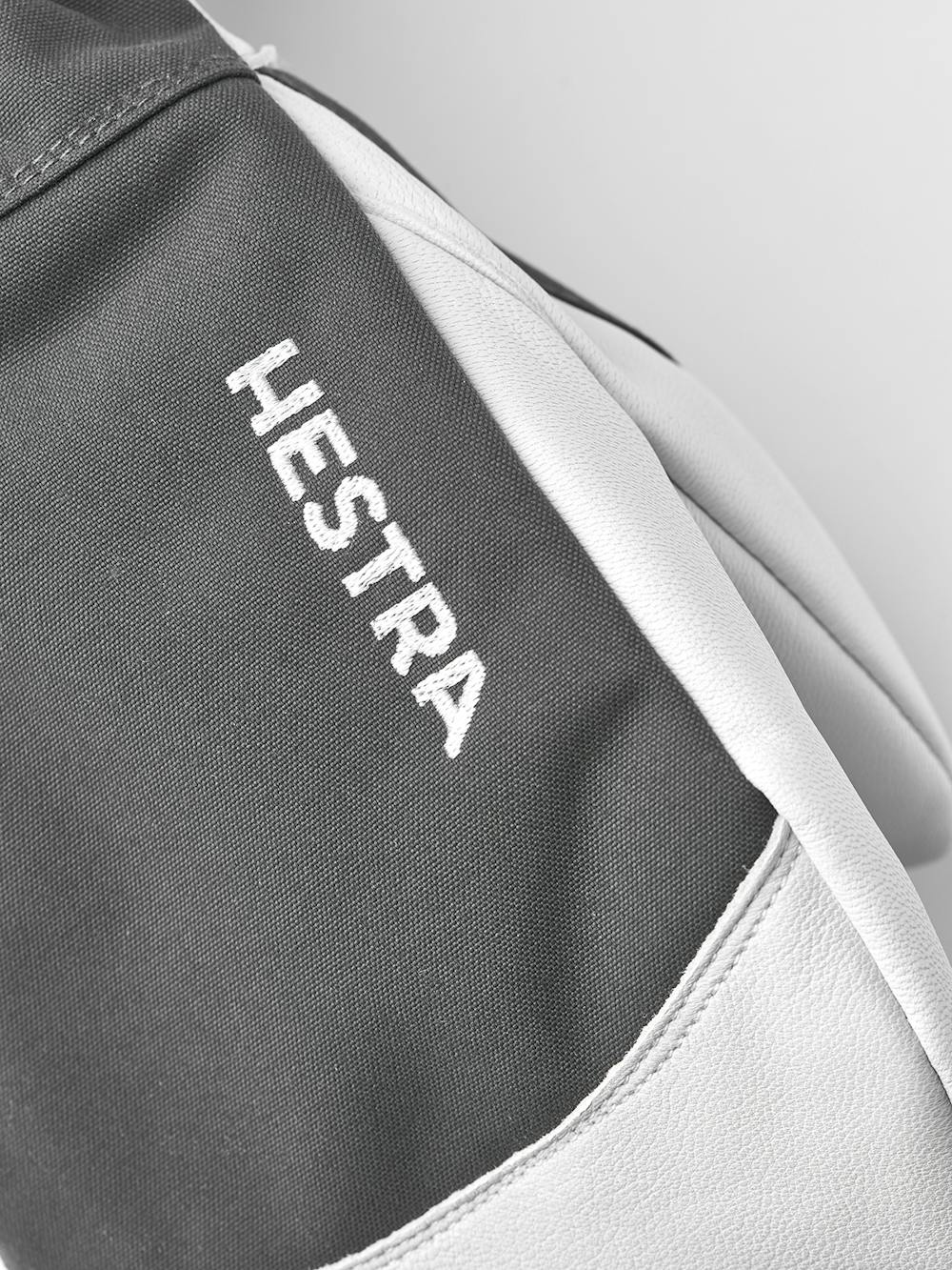 Gray mitten with white goat leather palm
 (5 of 8)