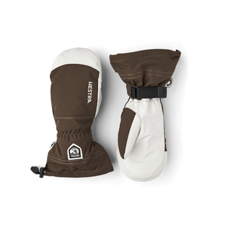 Army Leather Heli Ski Mitt