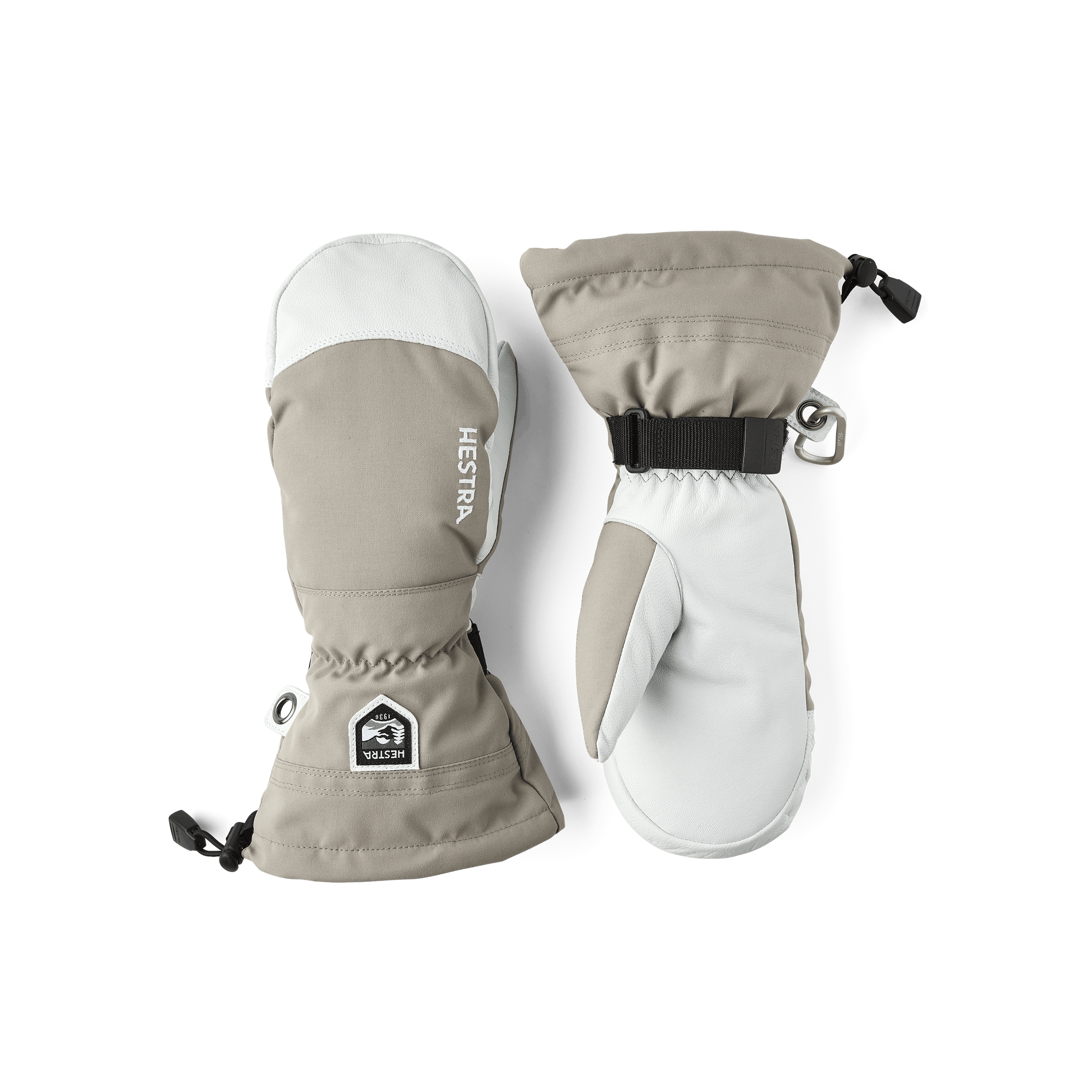 Army Leather Heli Ski Mitt in the color Khaki (1 of 7)