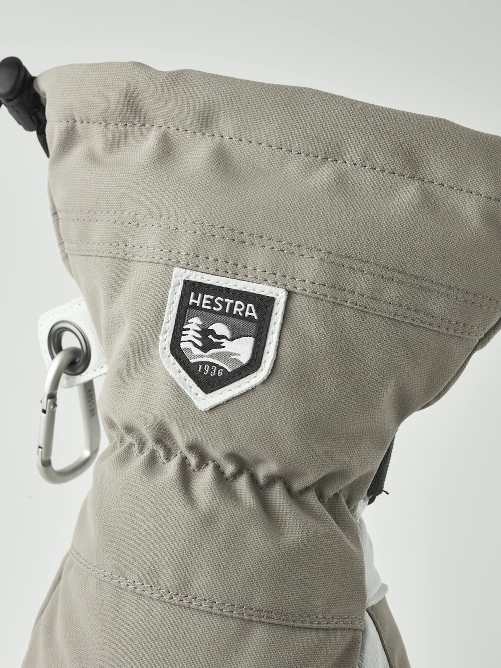 Army Leather Heli Ski Mitt in the color Khaki (6 of 7)